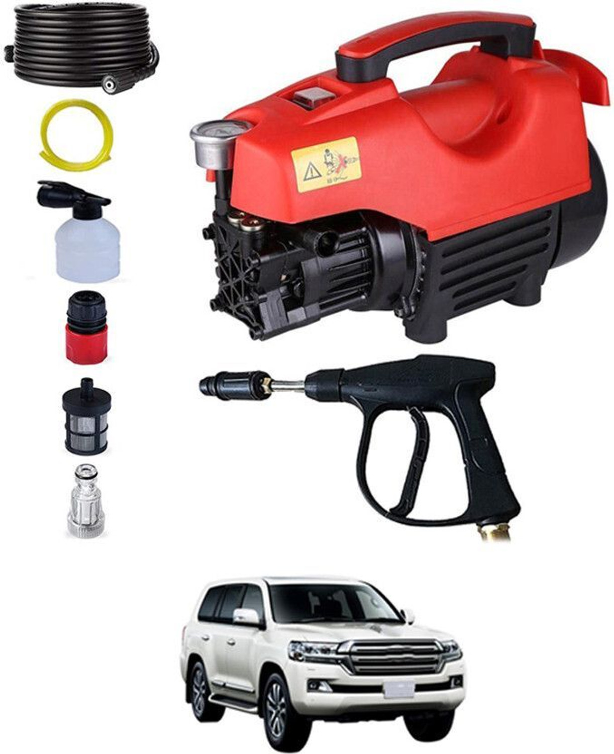 Image of EKRASH S-7 /2200W /10m Hose Electric Water Pressure Gun(Home /Car /Office)-2011 Pressure Washer
