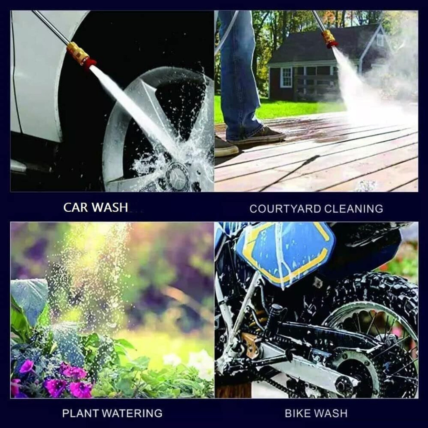 Image of dwani Double Battery Car Washer for Cleaning & Bike Washing Pressure Washer Pressure Washer