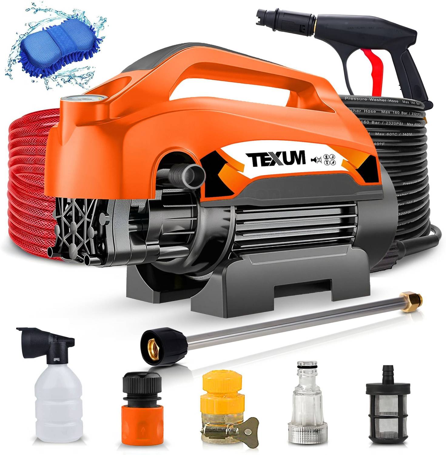 TEXUM TX-75 2500W 220 Bar 12L/min Pressure Washer - Image 1