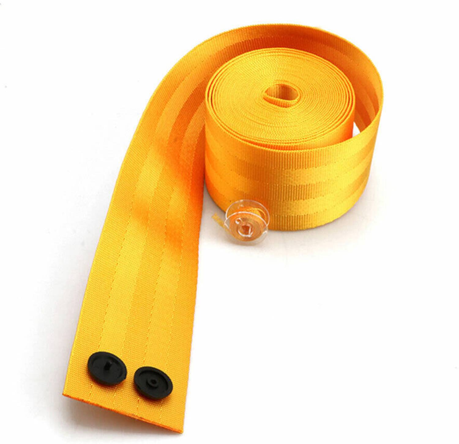 Auto MT (Yellow)-3.6m, CAR, SEAT-BELT (Webbing-Pad) JDM, DRIFTING SPORTY Car, Seat-Belt. Car Seat Belt