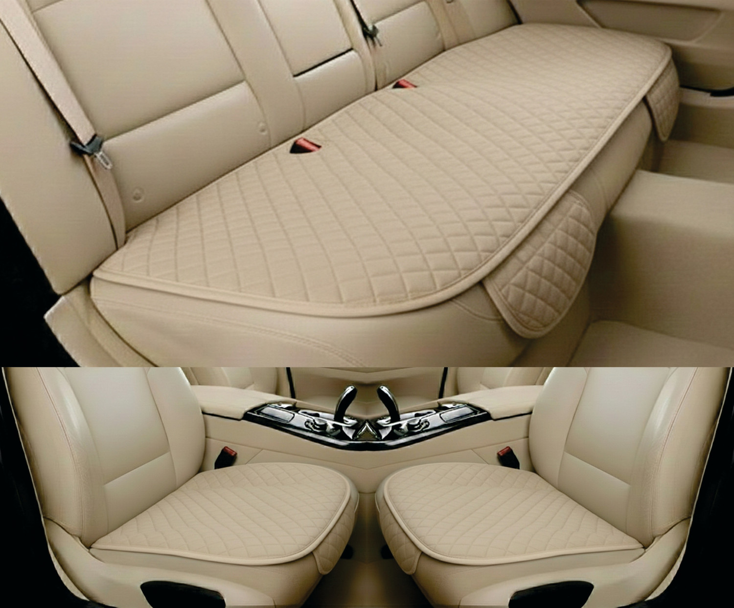 Image of AuraFresh Fabric Car Seat Cover For Universal For Car Universal For Car