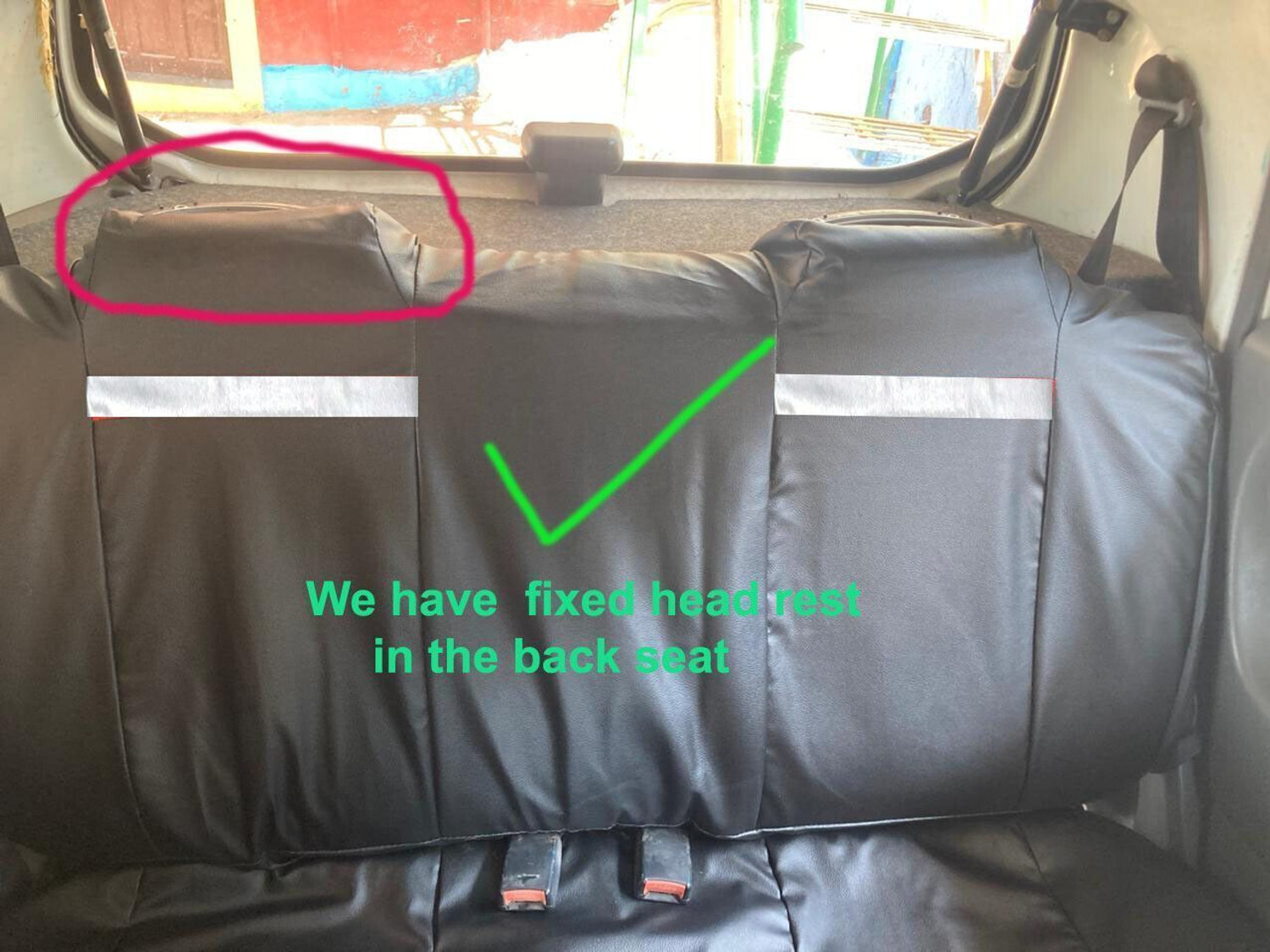Image of srq PU Leather Car Seat Cover For Maruti Alto K10, Alto 800
