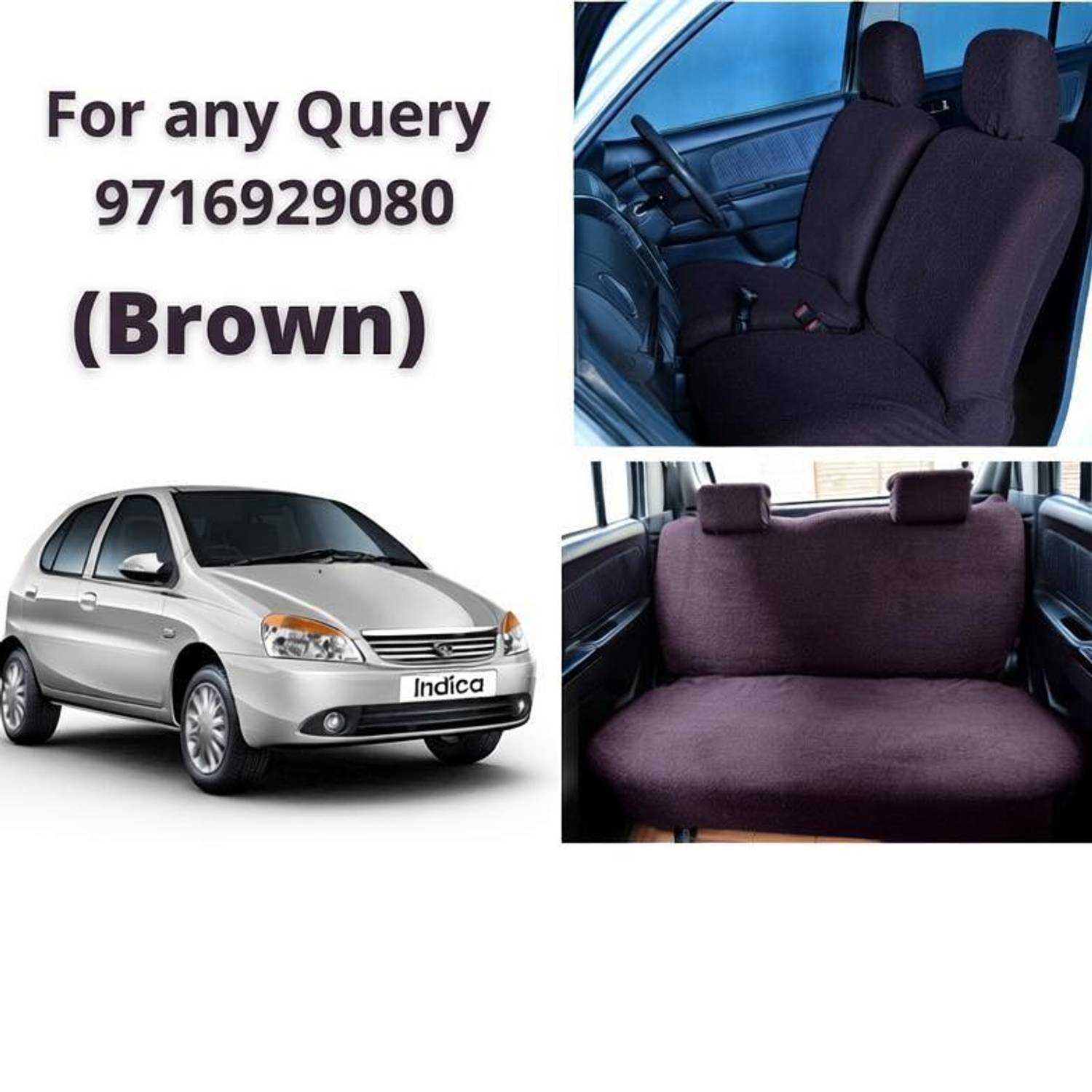 Atist Cotton Car Seat Cover For Tata Indica