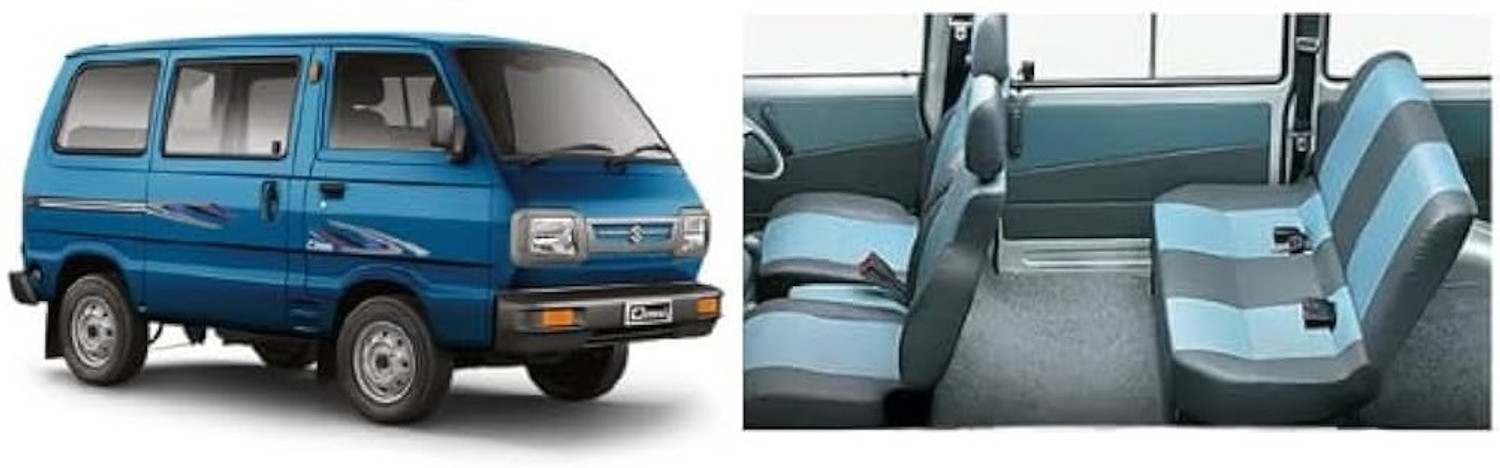Image of JMJW & SONS Cotton Car Seat Cover For Maruti Omni