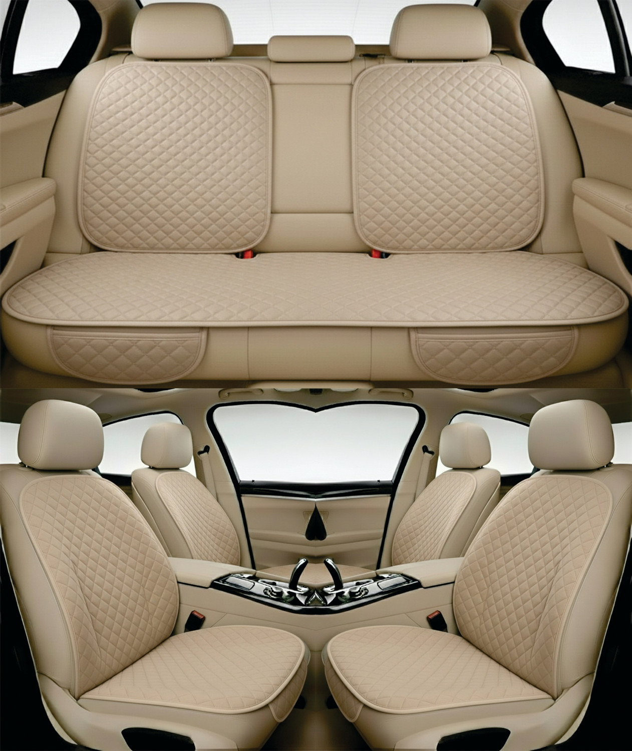 Image of AuraFresh Fabric Car Seat Cover For Universal For Car Universal For Car