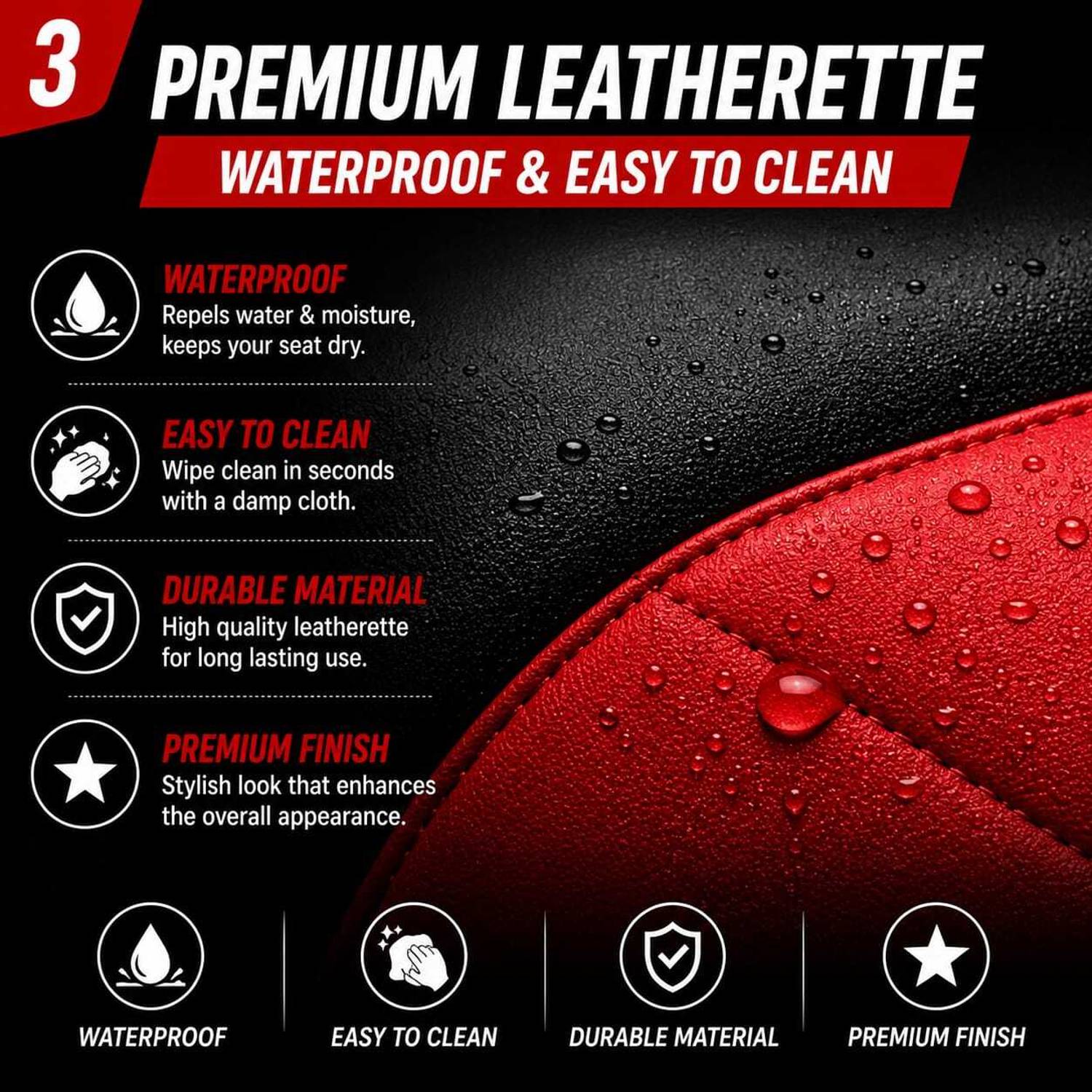 NHOODS Rexin Car Seat Cover for Tractors - Image 3