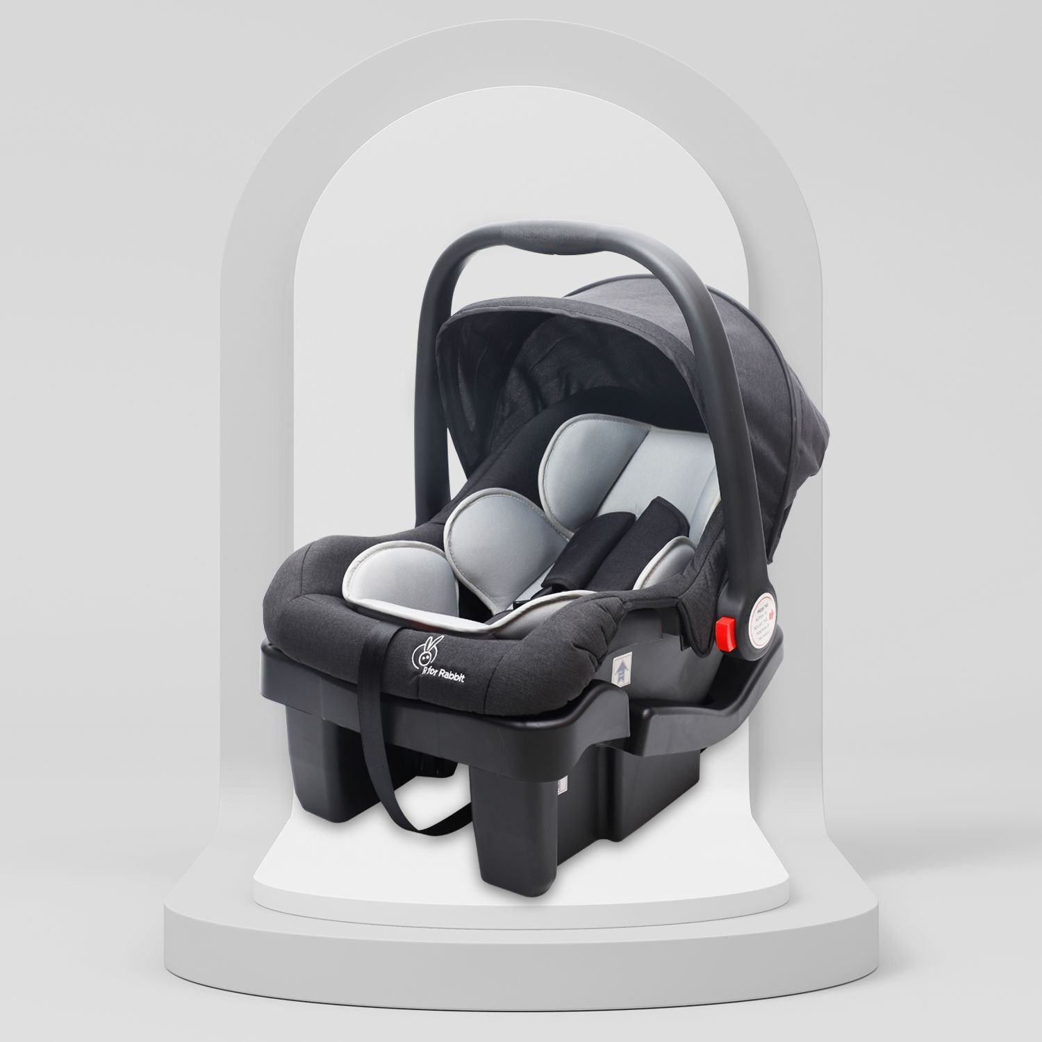 Image of R for Rabbit Picaboo Grand Carry Cot Cum 4 in 1 Multipurpose for 0 to 15 Months Baby Car Seat