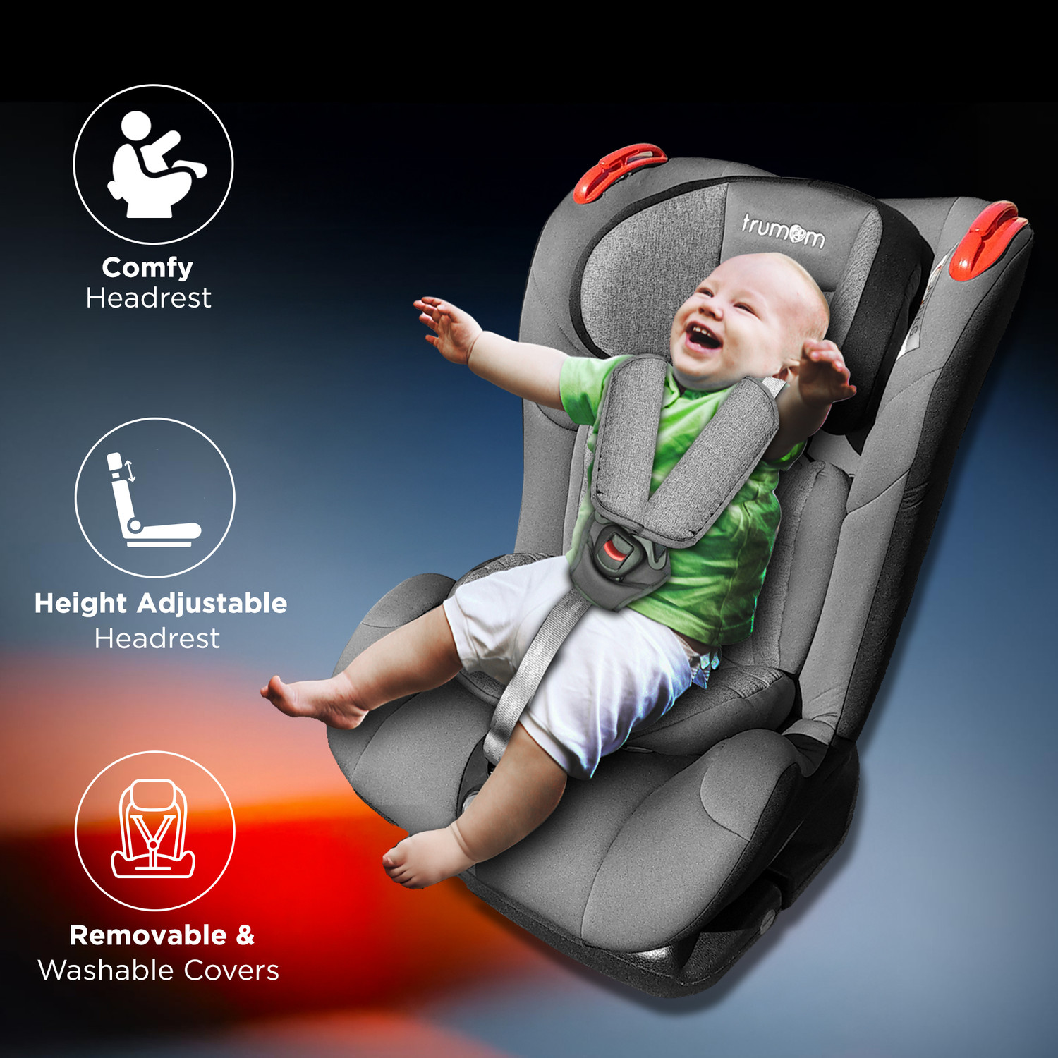 Image of TRUMOM Convertible Baby Car Seat Baby Car Seat