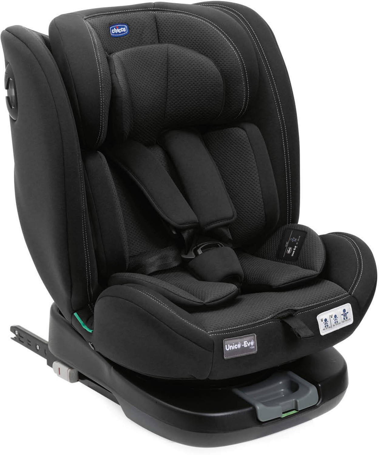 Image of Chicco Unico Evo I-Size Black Car Seat Baby Car Seat