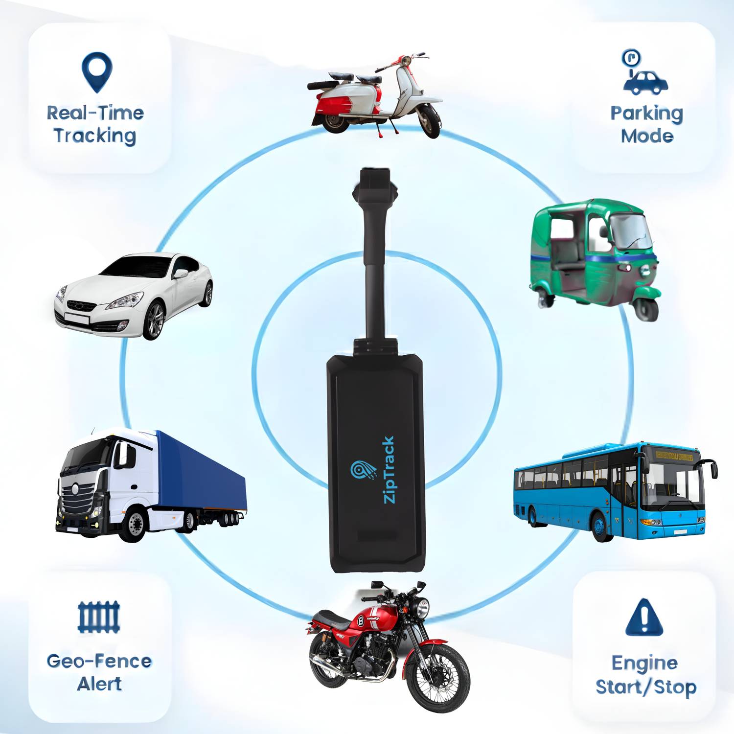 ZipTrack ZT01 Smart GPS Tracker - Image 1