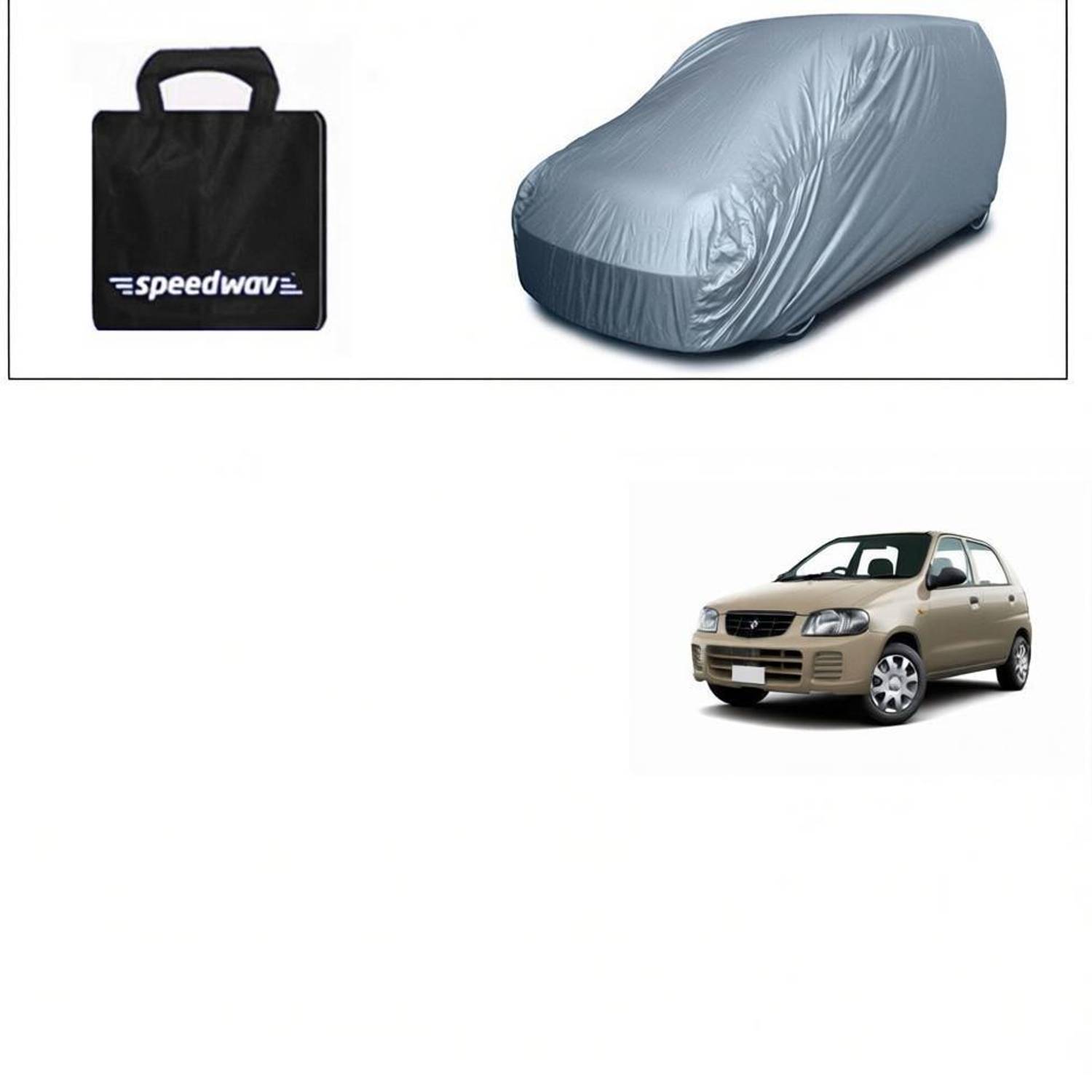 Accedre Car Cover For Maruti Suzuki Alto (Without Mirror Pockets)