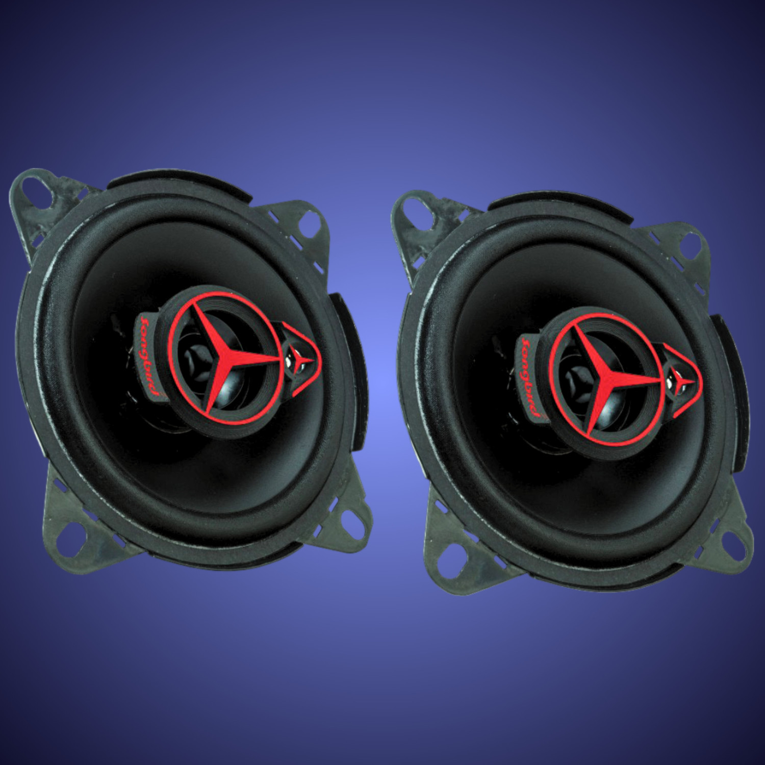 Image of songbird 4 Inch Max Door Speaker With Tweeter A12-SB-B10-42S Coaxial Car Speaker