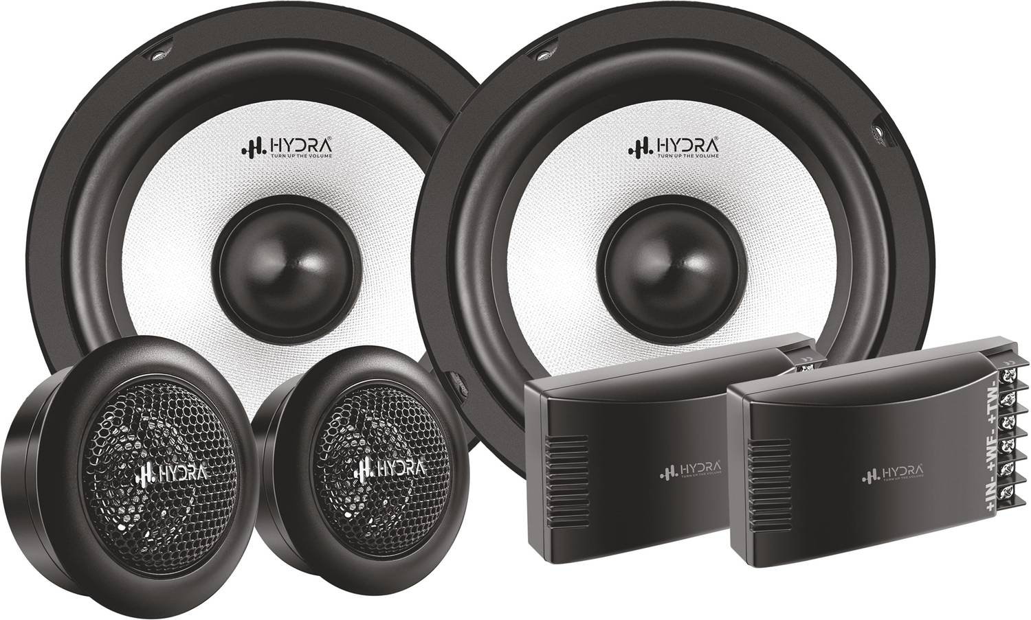 Hydra 6.5 Inch 2-Way Component Car Speaker HX-165-CS - Image 1