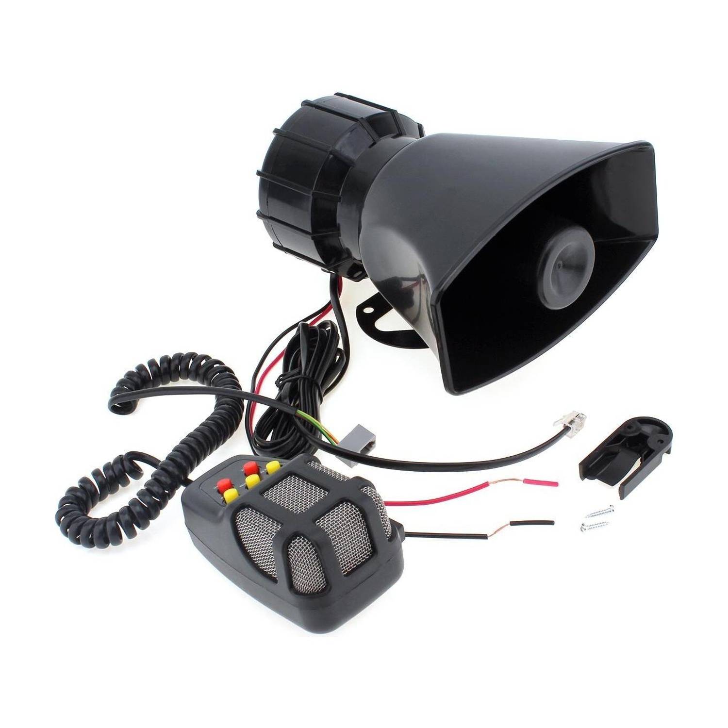 AutoBizarre 7 Tone Siren Horn With Mic Tweeter - Image 1