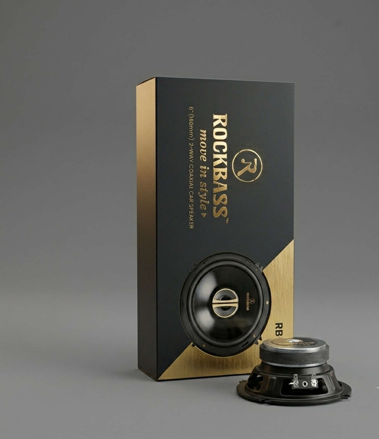 Image of rockbass 6 Inch 2 Way Coaxial Car Speaker | Coaxial Car Speaker RB-126 Coaxial Car Speaker