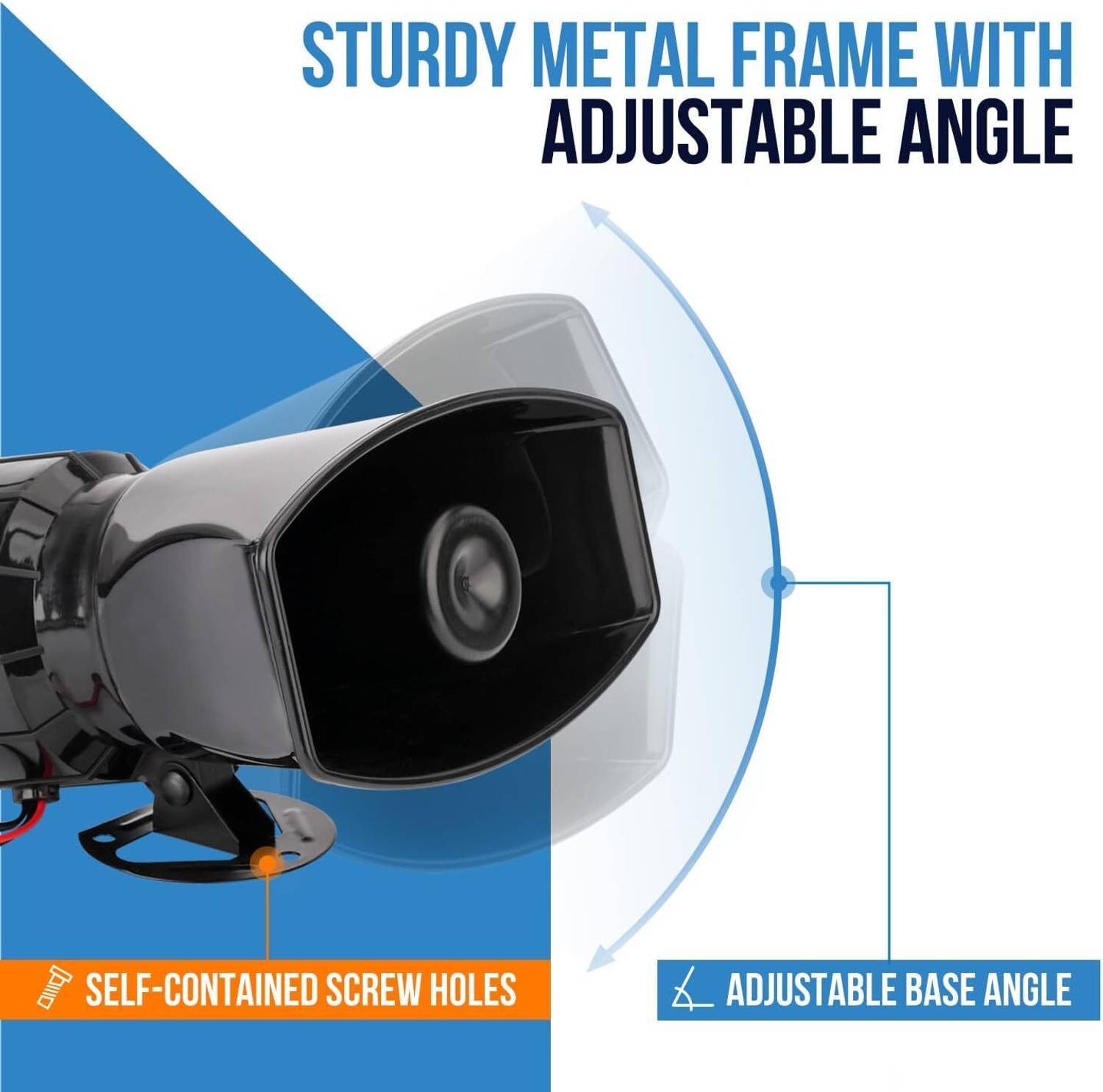 AutoBizarre 7 Tone Siren Horn With Mic Tweeter - Image 4