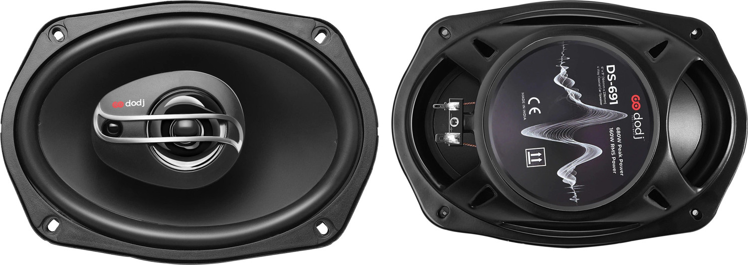 Image of DODJ DODJ 9 inch (6 /9)oval 90mm Coaxial Car speaker with inbuilt twitter DS-692 Coaxial Car Speaker