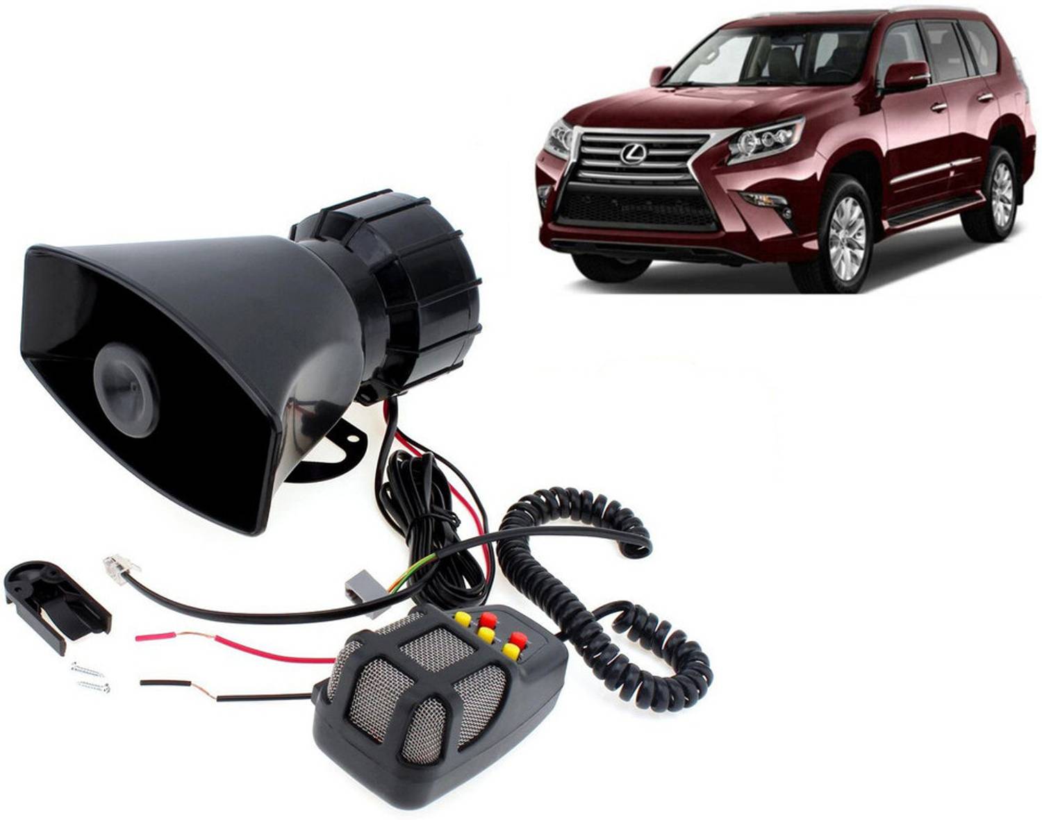 Selifaur 12V Electric Air Horn Siren - Image 1