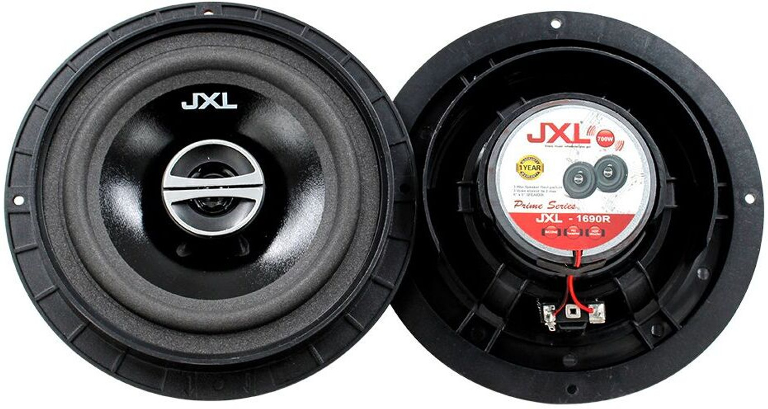 Image of JXL JXL 3Way 6Inch Car Speaker with Inbuilt Tweeter / Ring & Water Resistant 1690R Coaxial Car Speaker