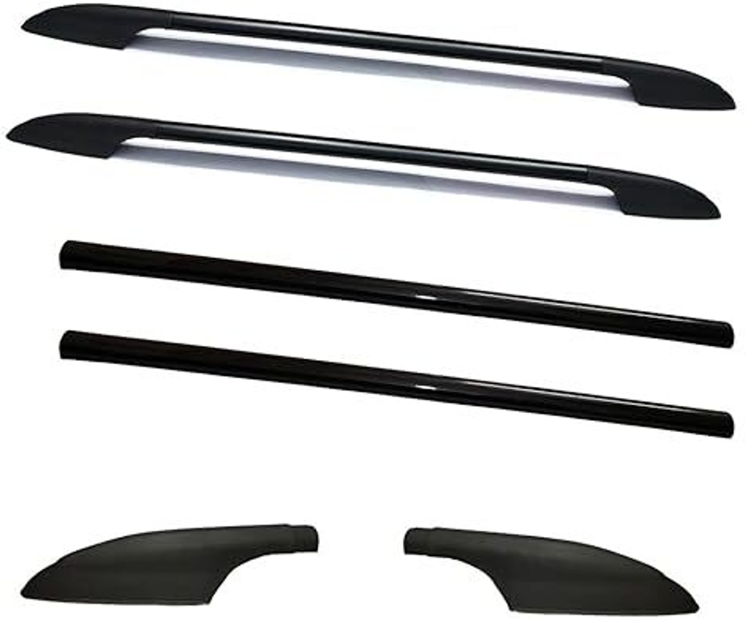 Image of CARSHADE Car Stylish Drill free Roof Rail Black for alto,swift,baleno,i20,polo,accent Car Spoiler