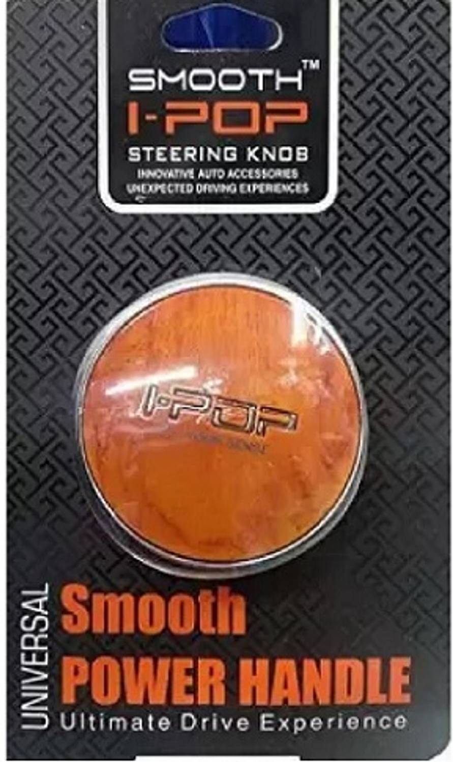 I-Pop Wood Finish Steering Wheel Knob - Image 2
