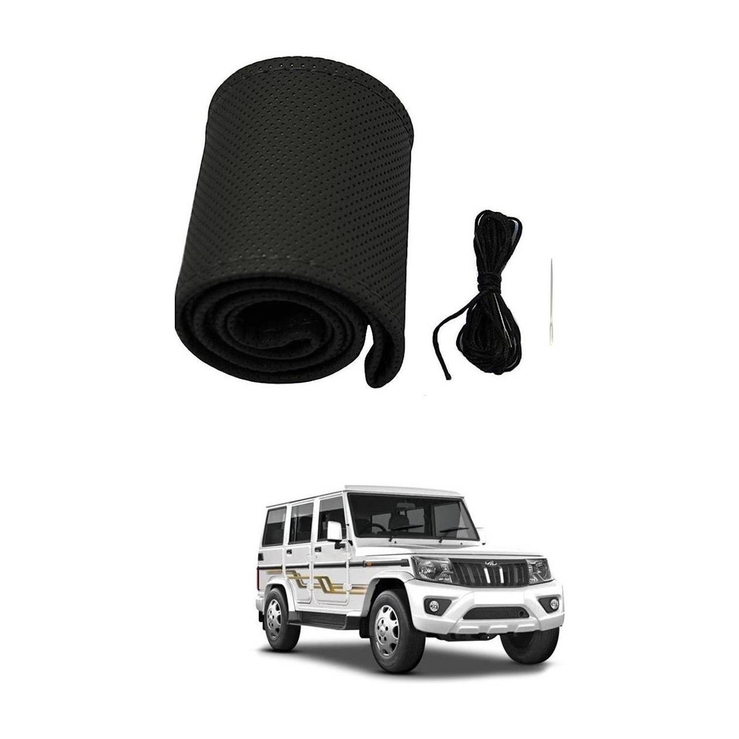 Arnejaa Hand Stiched Steering Cover For Mahindra Bolero