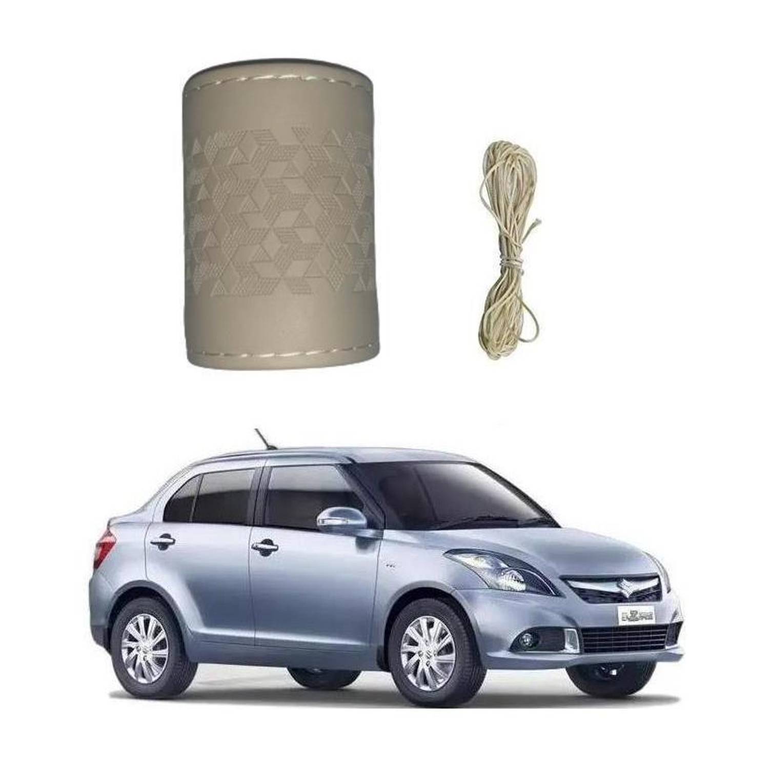 Autocom Hand Stiched Steering Cover For Maruti Swift Dzire