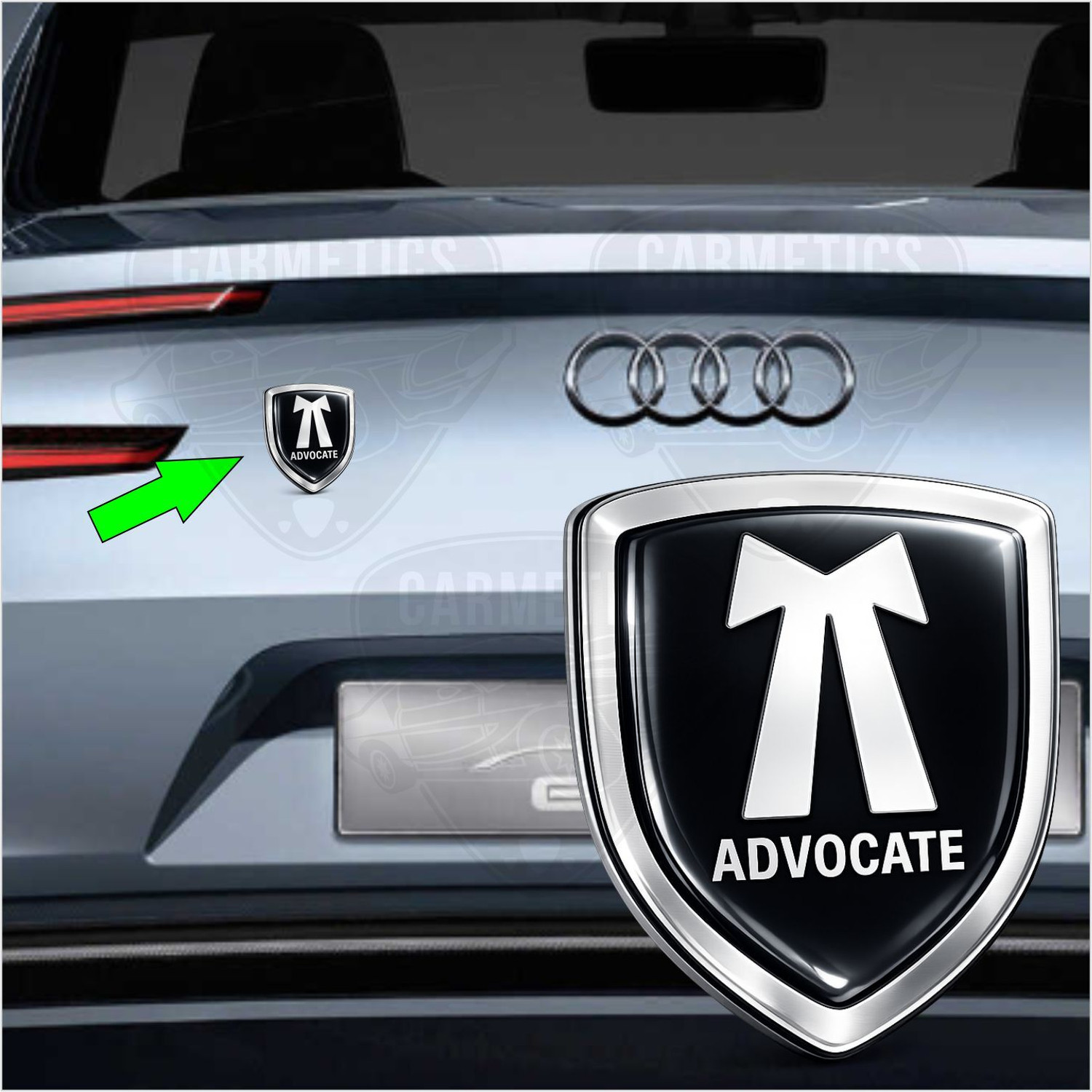 Image of 3DHUB Emblem for Car