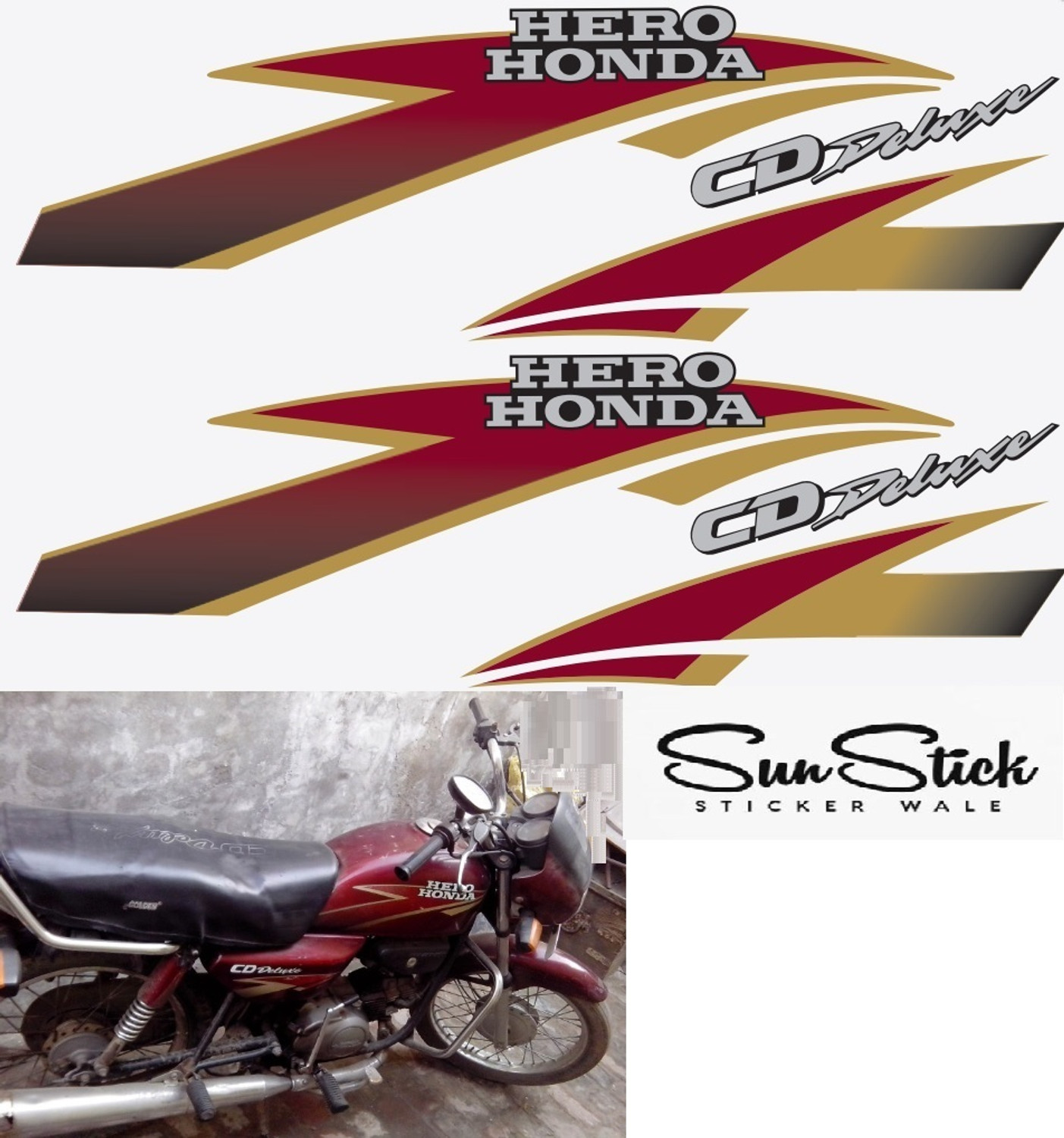 Image of SunStick Sticker & Decal for Bike