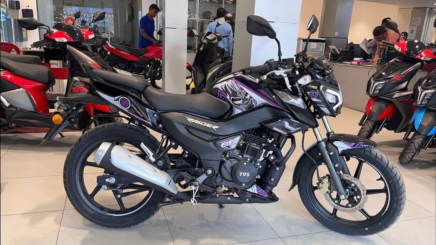 GetPro Bike Sticker & Decal Purple - Image 2