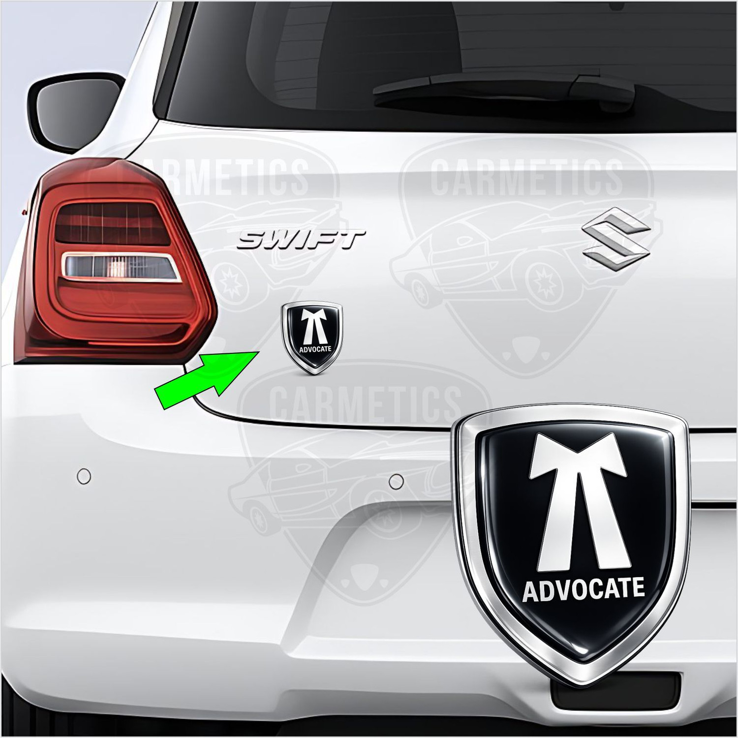 Image of 3DHUB Emblem for Car