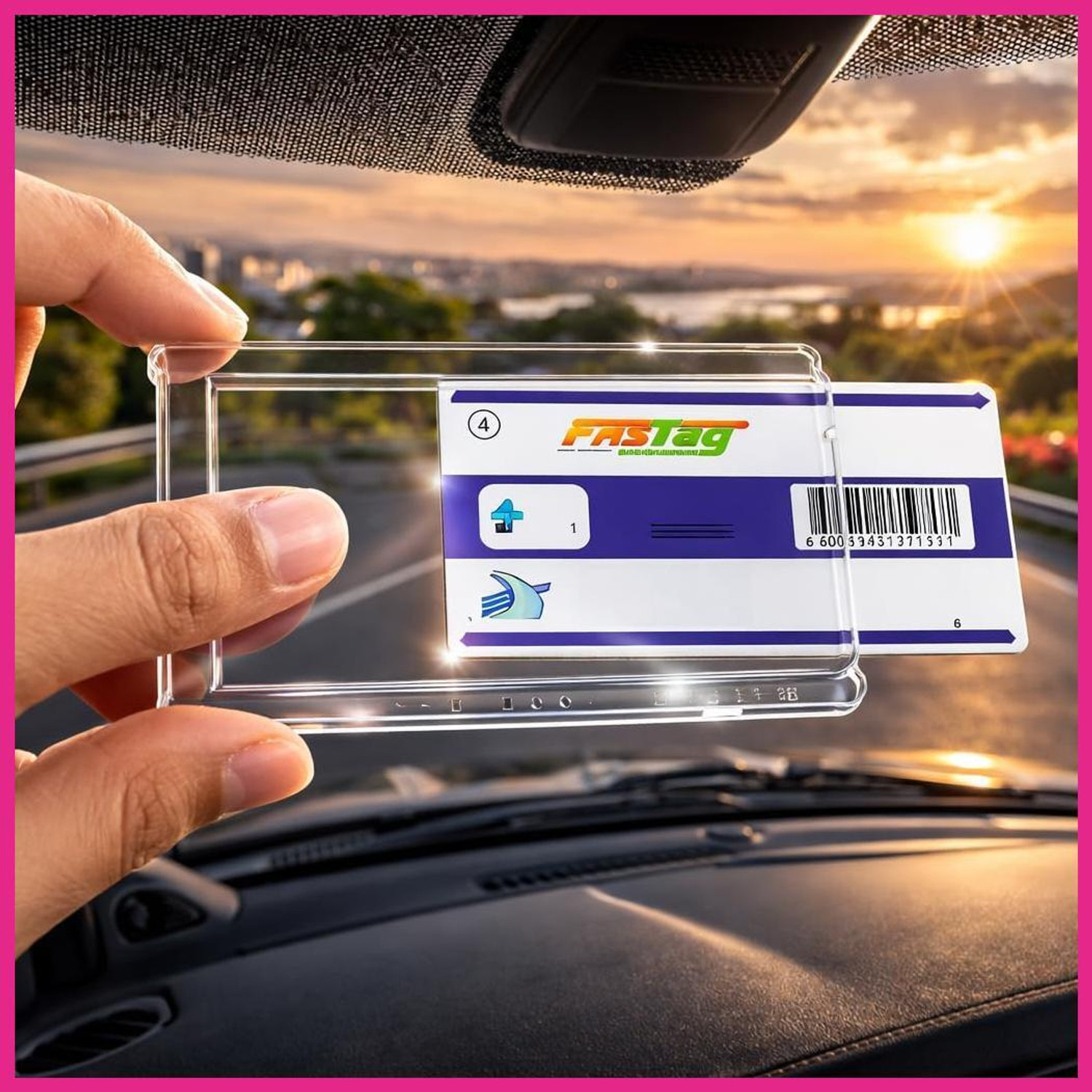 Image of NeonSheon Fastag for Car