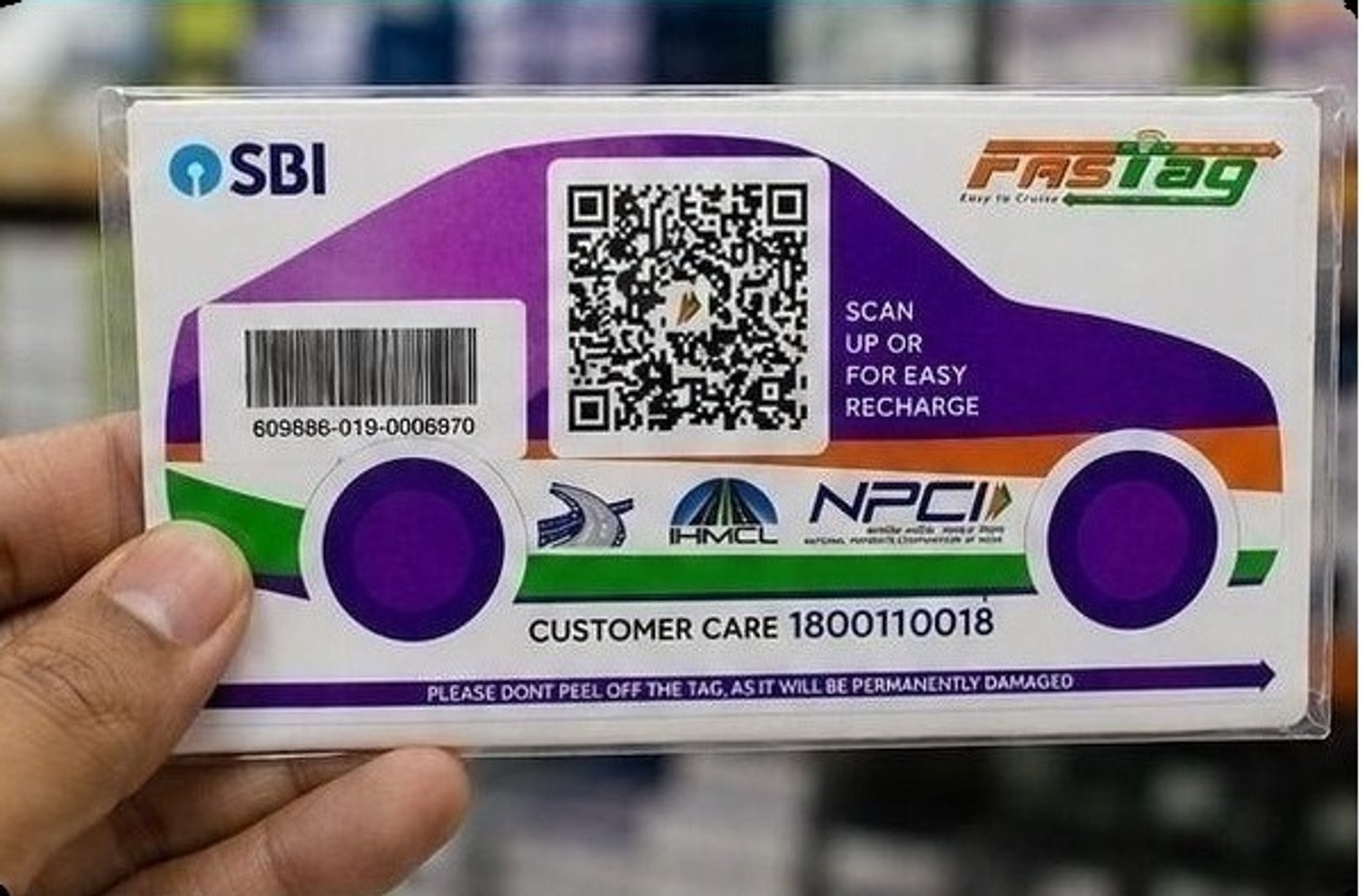 Image of SBI FAST TAG FOR CAR Fastag for Car