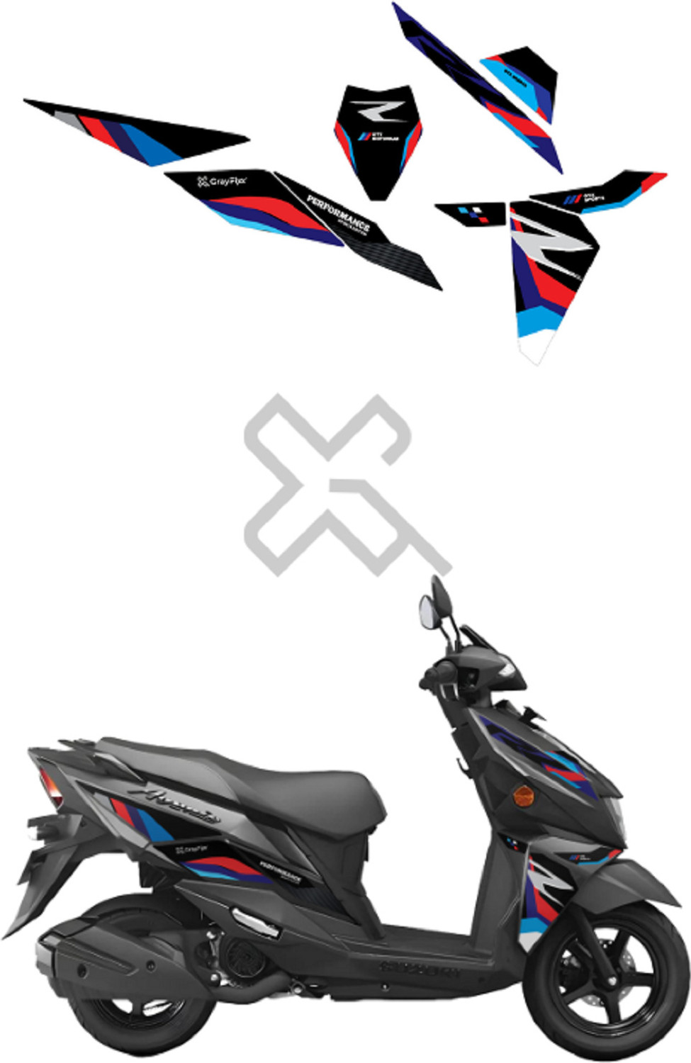Image of Grayfixx Sticker & Decal for Bike