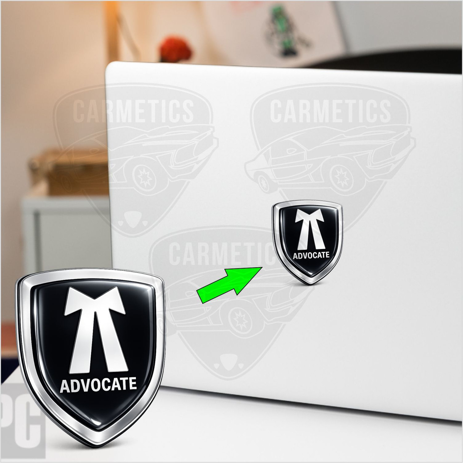 Image of 3DHUB Emblem for Car