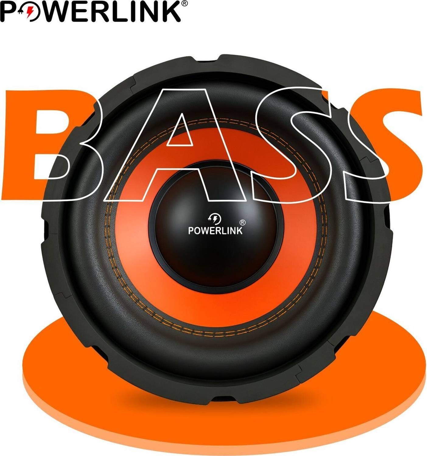 Powerlink 8-inch Subwoofer Orange SPL Foam 200W