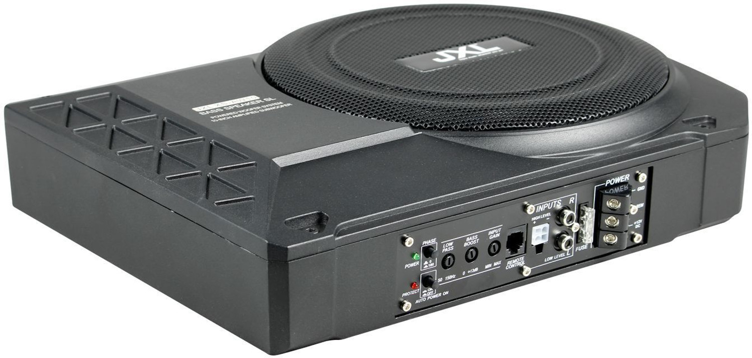 Image of JXL XS-AW10 (10 Inches) JXL Active underseat subwoofer 350 RMS Power 300+ Watts, 10 inch Subwoofer
