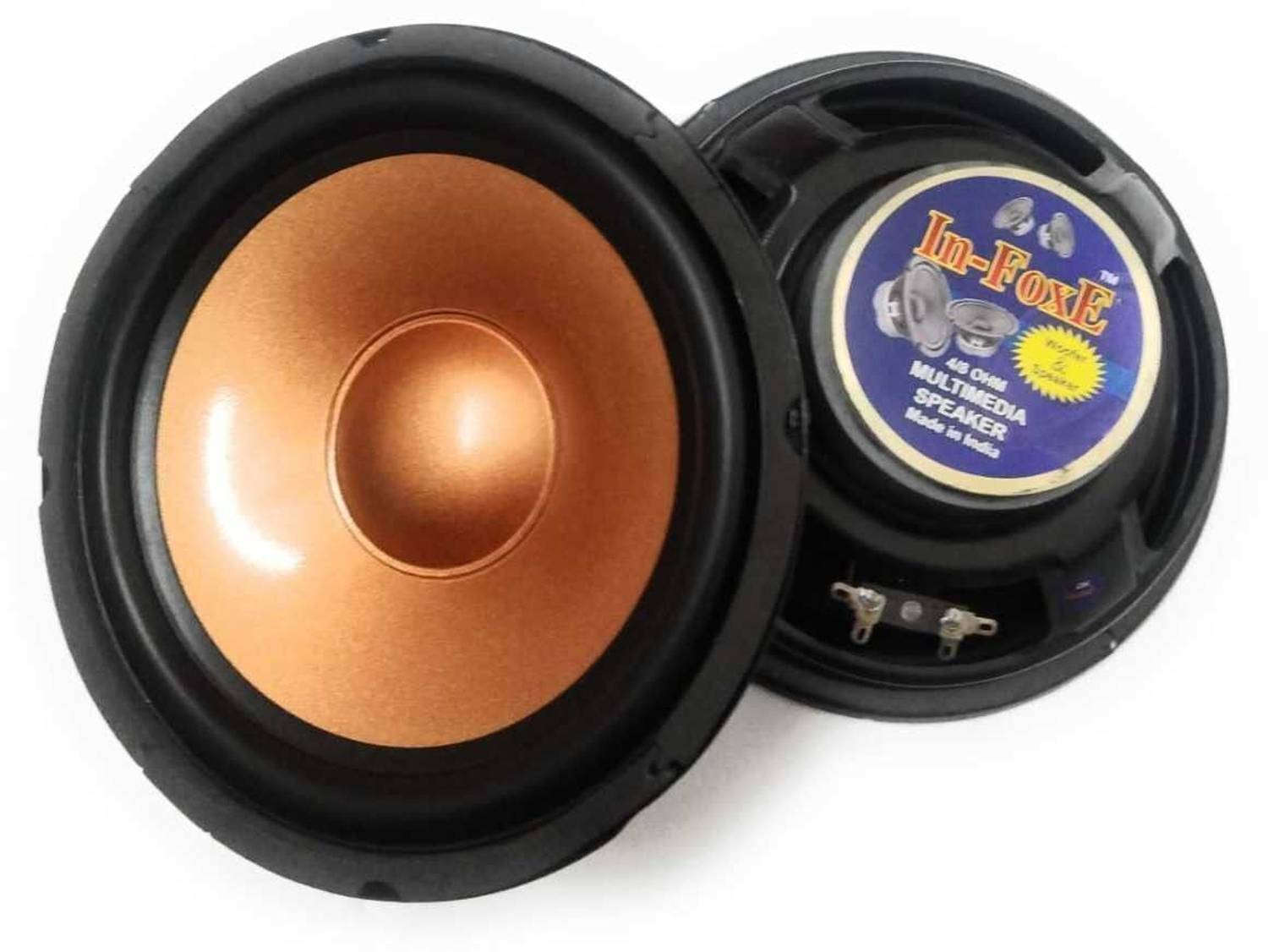 In-Foxe 8 Inch Cooper Color Car Subwoofer - Image 1