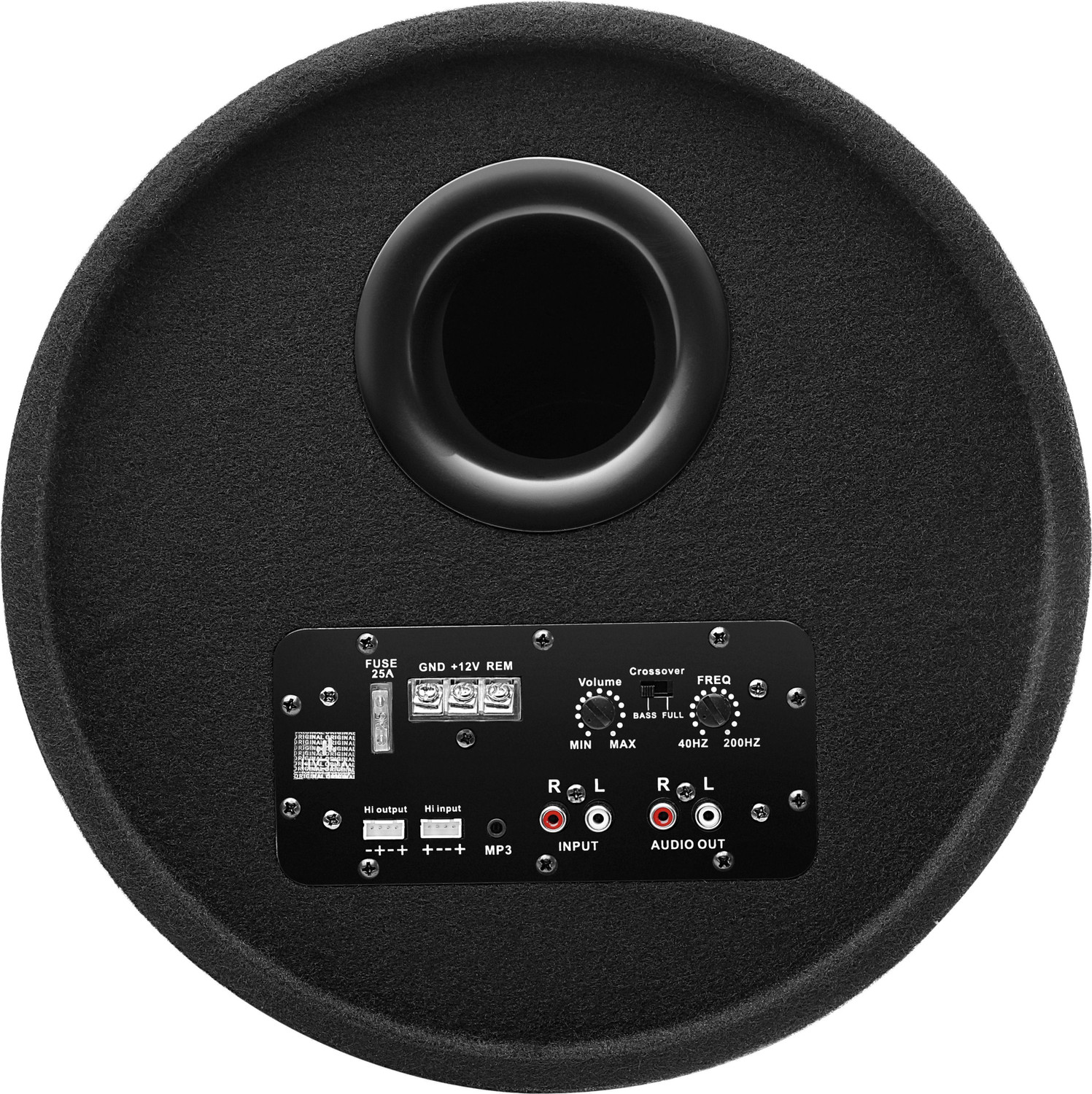 Image of DODJ DS-10 inch RBT Round Bass tube Inbuilt With Amplifier Powered Subwoofer