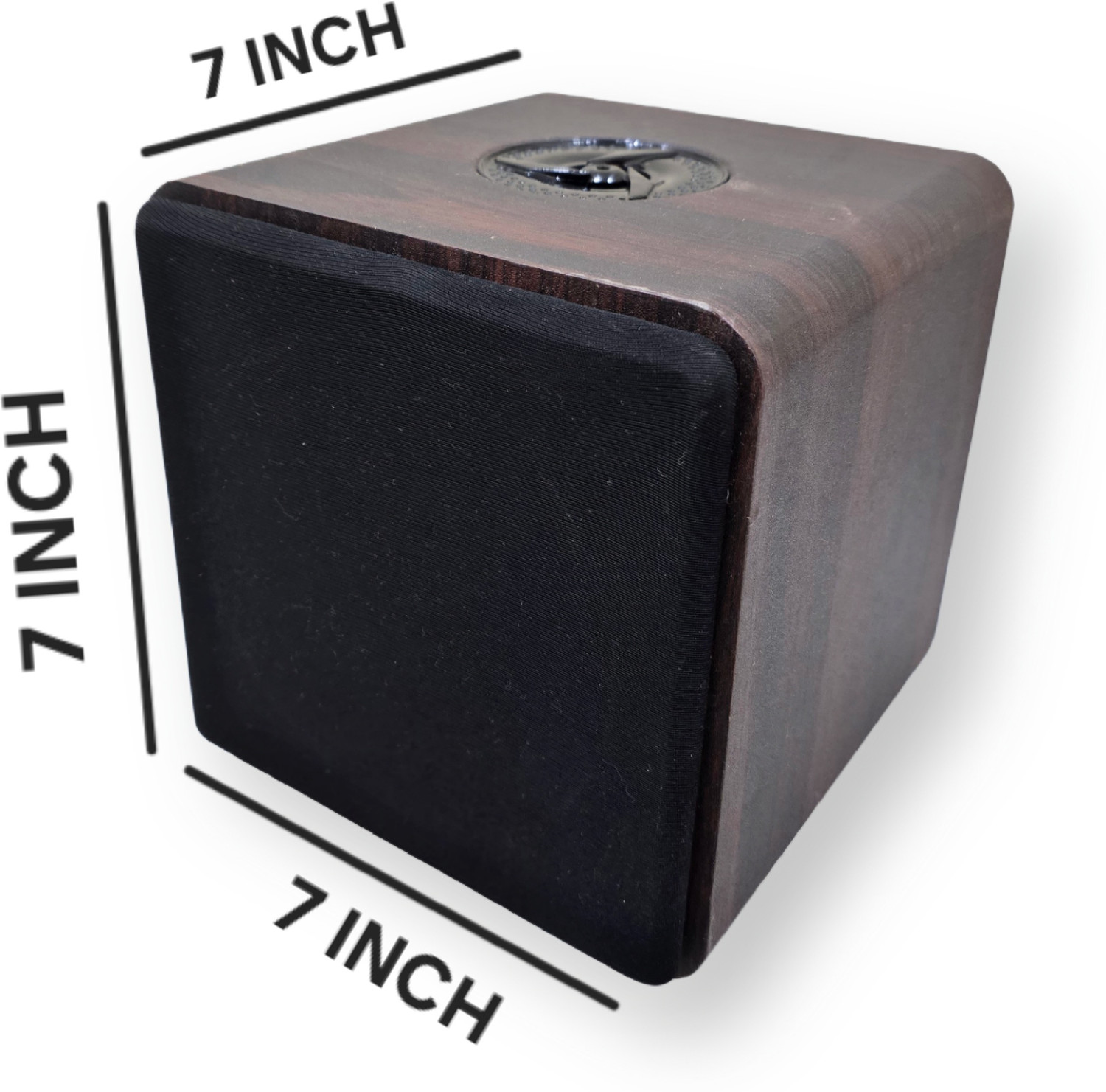 Image of AURVO 5WB-BROWN 5 Inch Audio Cabinet Pair Subwoofer