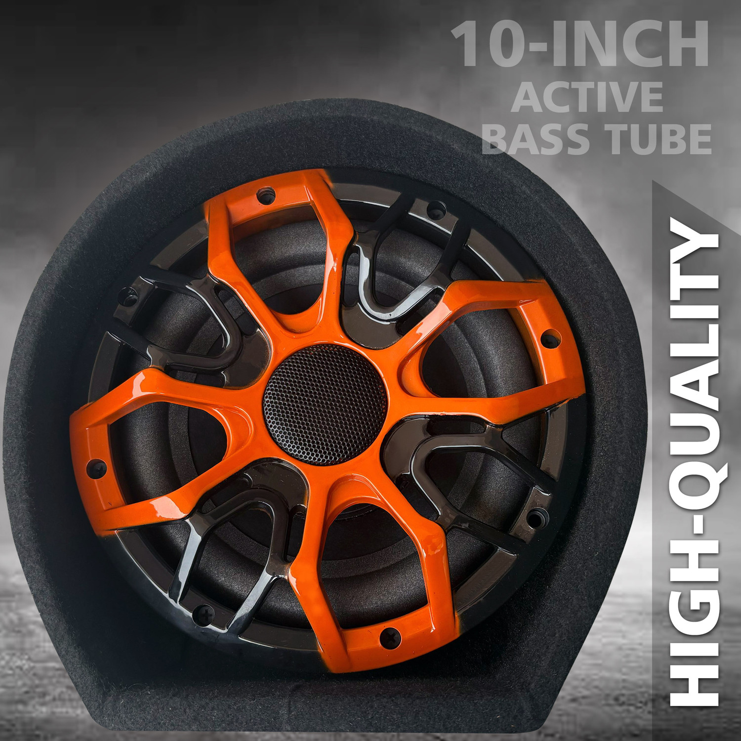 Image of NIKPRO Built-in amplifier car bass tube Plug and Play 10 inch Car Bass Tube with a built-in amplifier Subwoofer