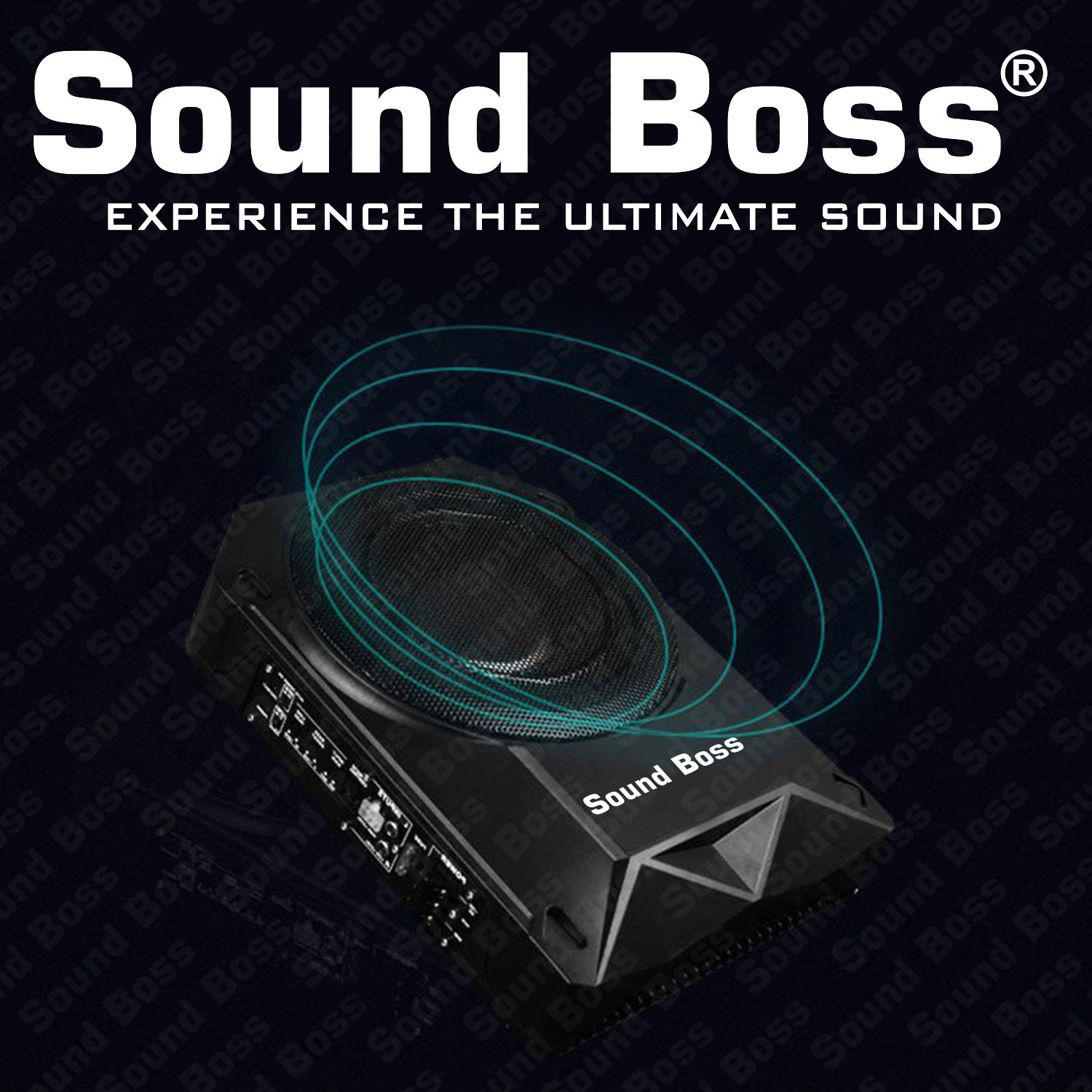 Image of Sound Boss SB-S-10 PRO-BASS Ultra-Compact Active Under Seat Subwoofer