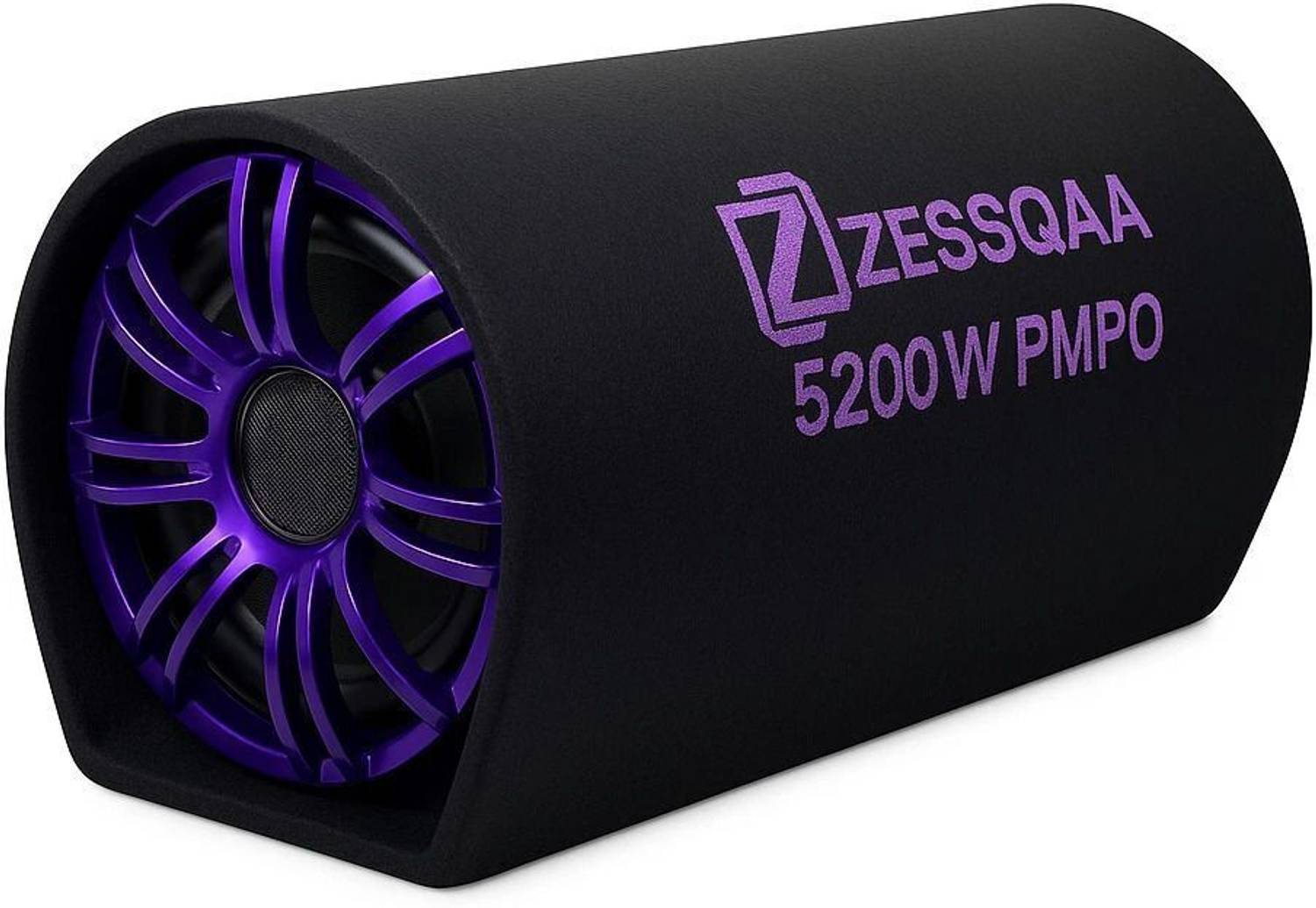 ZESSQAA ZQ-1001BST-Purple 10 Inch Active Car Bass Tube | Inbuilt