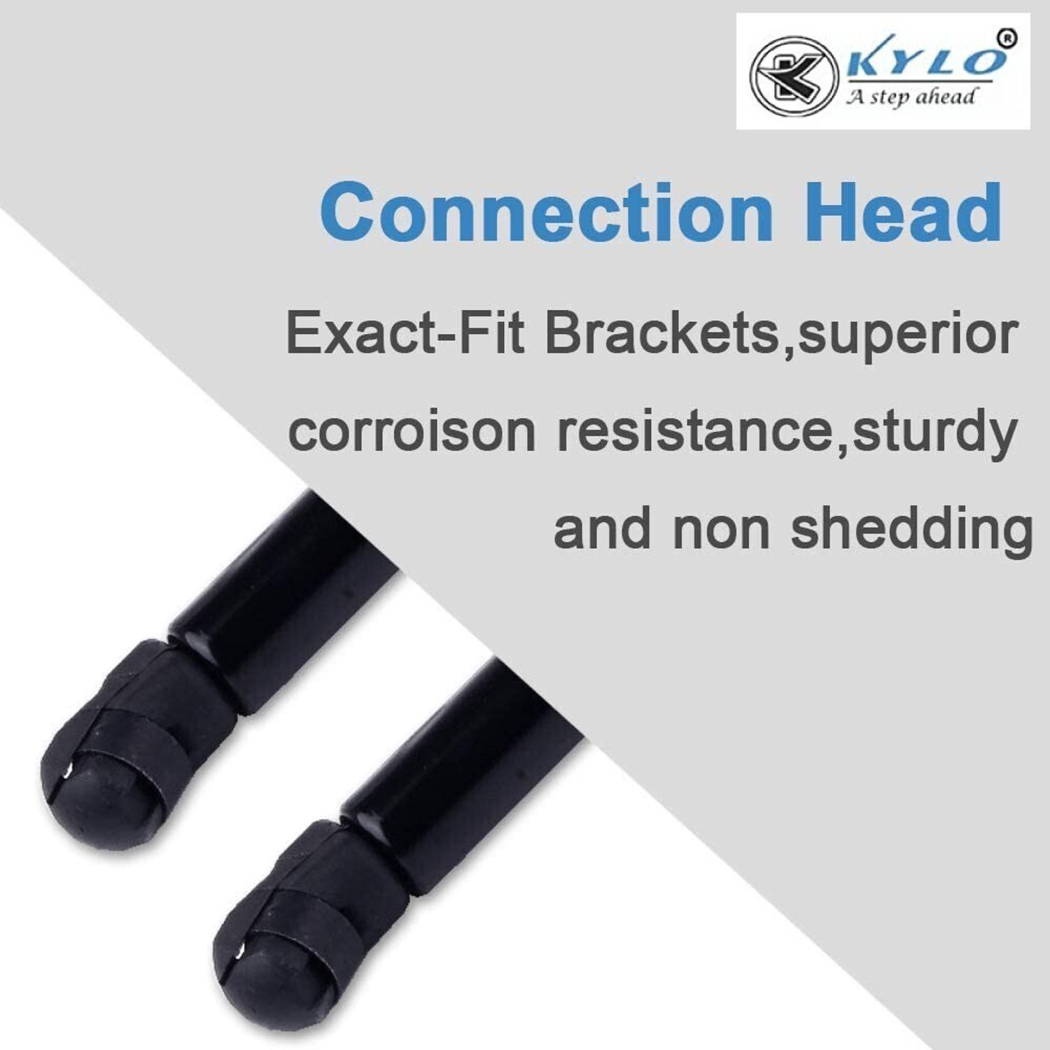 Image of KYLO Dicky Shocker Rear Set of 2 Hatch Liftgate Struts Compatible with Hyundai i20 Car Suspension Strut