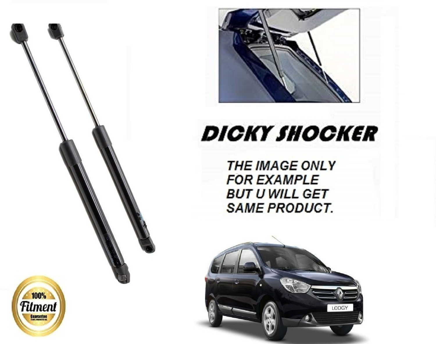 Image of AutoClean Dicky Shocker For Renault Lodgy (2 Pec RH + LH ) Car Suspension Strut