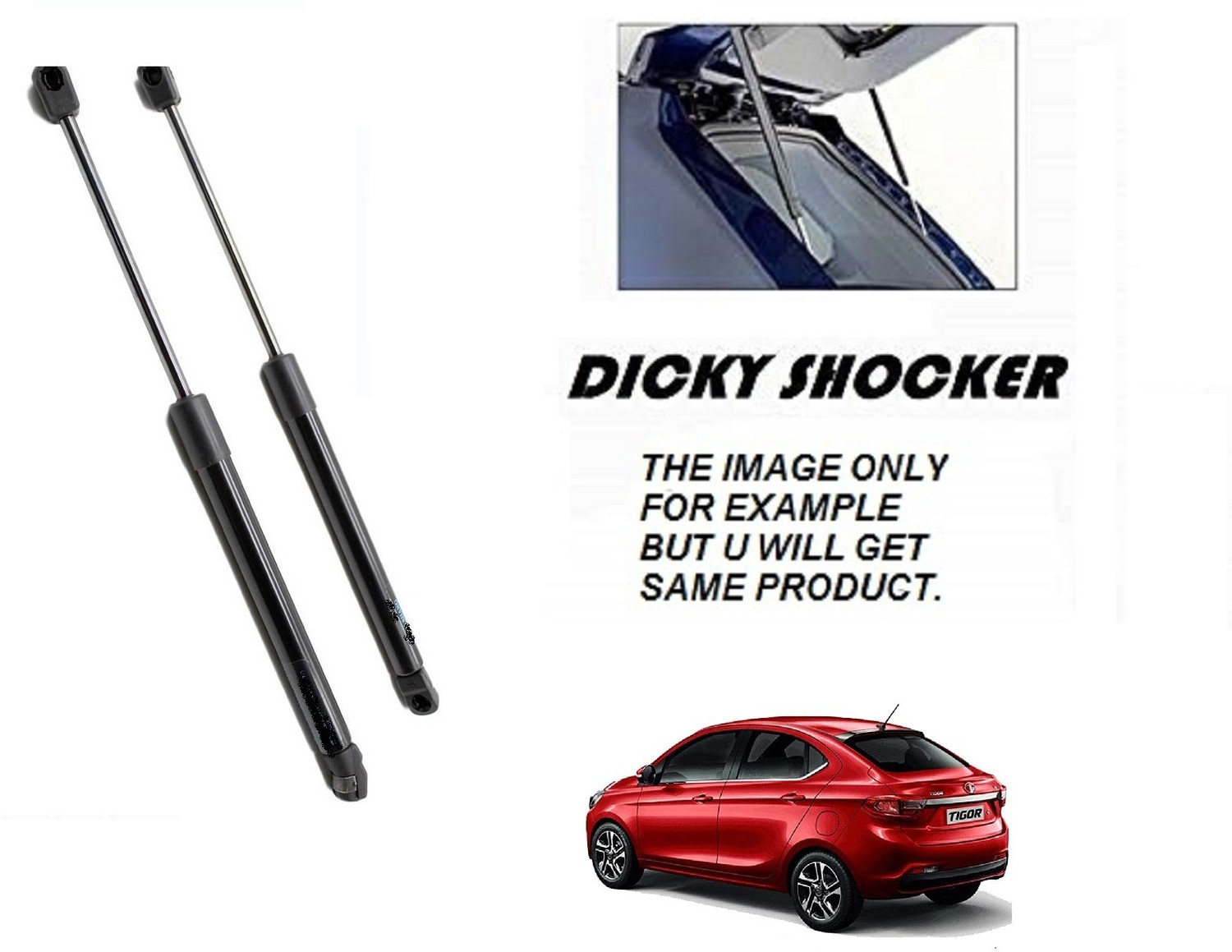 Image of AutoClean Dicky Shocker For Tata Tigor (2 Pec RH + LH ) Car Suspension Strut