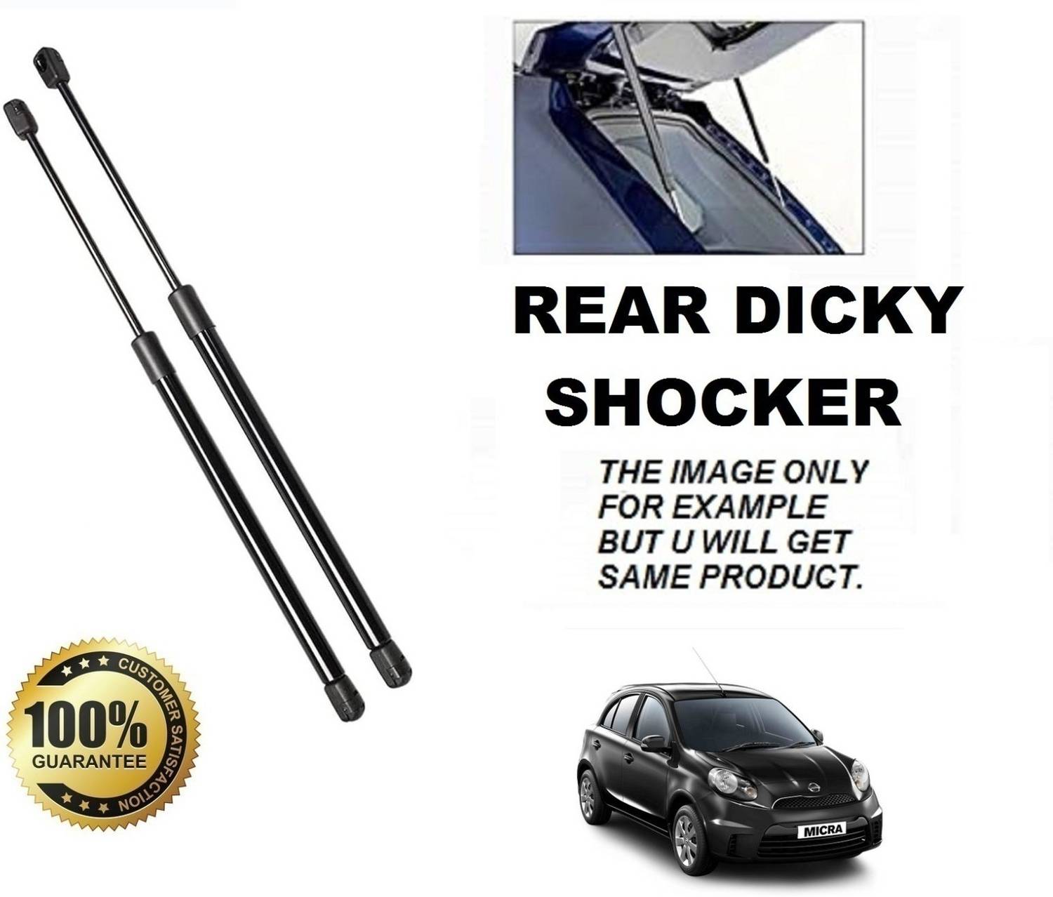 PwX REAR DICKY SHOCKER FOR NISSAN MICRA (2 PEC RH+LH) Car