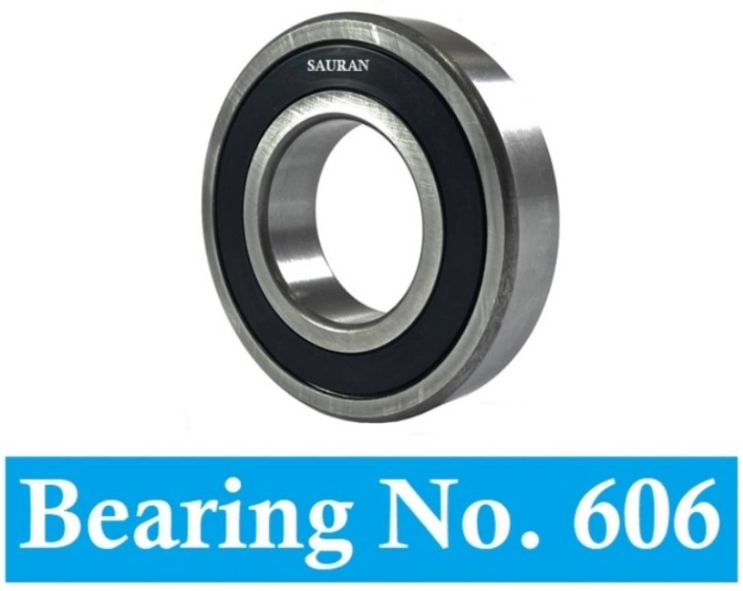 CJ 606-2RS Miniature Ball Bearing – 6mm X 17mm X 6mm, Rubber Sealed