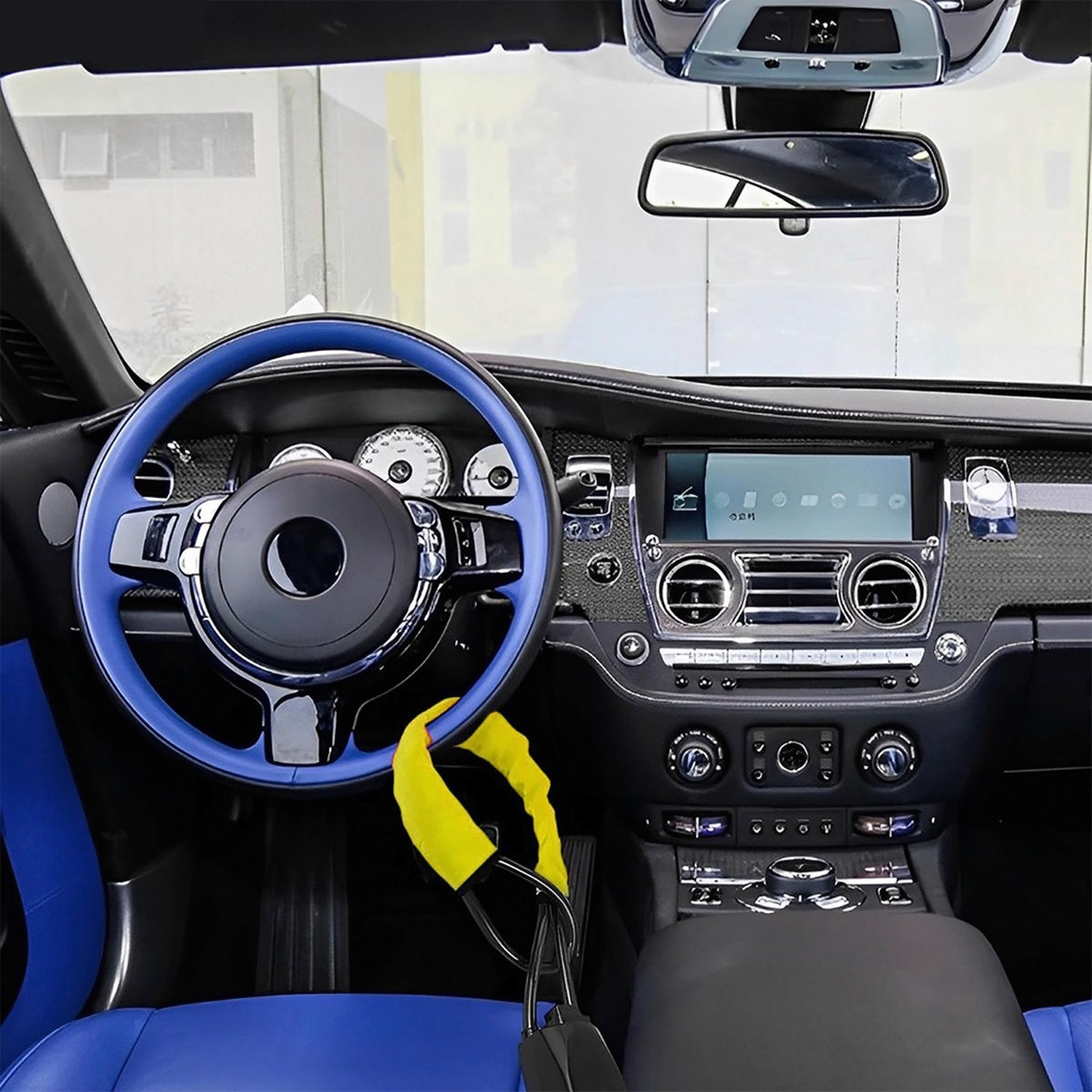 Image of Selifaur Car Steering Wheel Lock Steering Wheel Lock Anti-Theft Device Wheel Lock