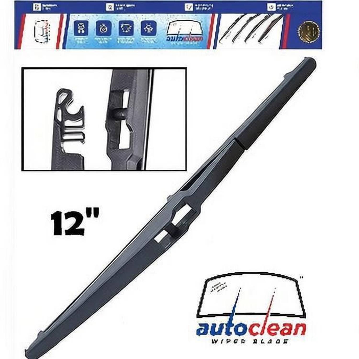 AutoClean REAR WIPER BLADE FOR ELITE I-20 Rear Window Wiper